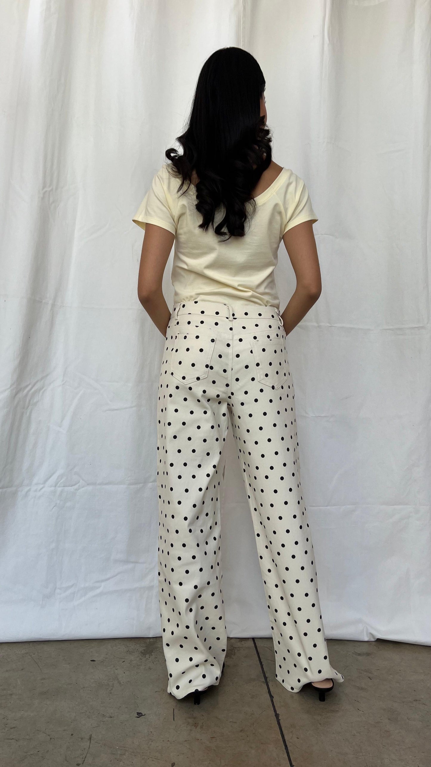 Polka dots pantalón
