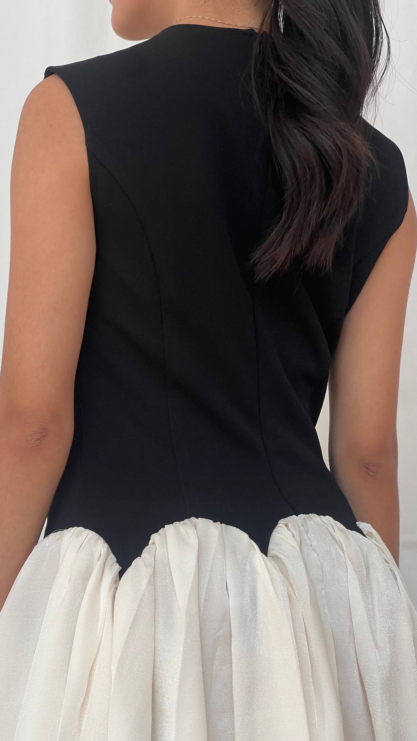 Vestido Falda Plisada