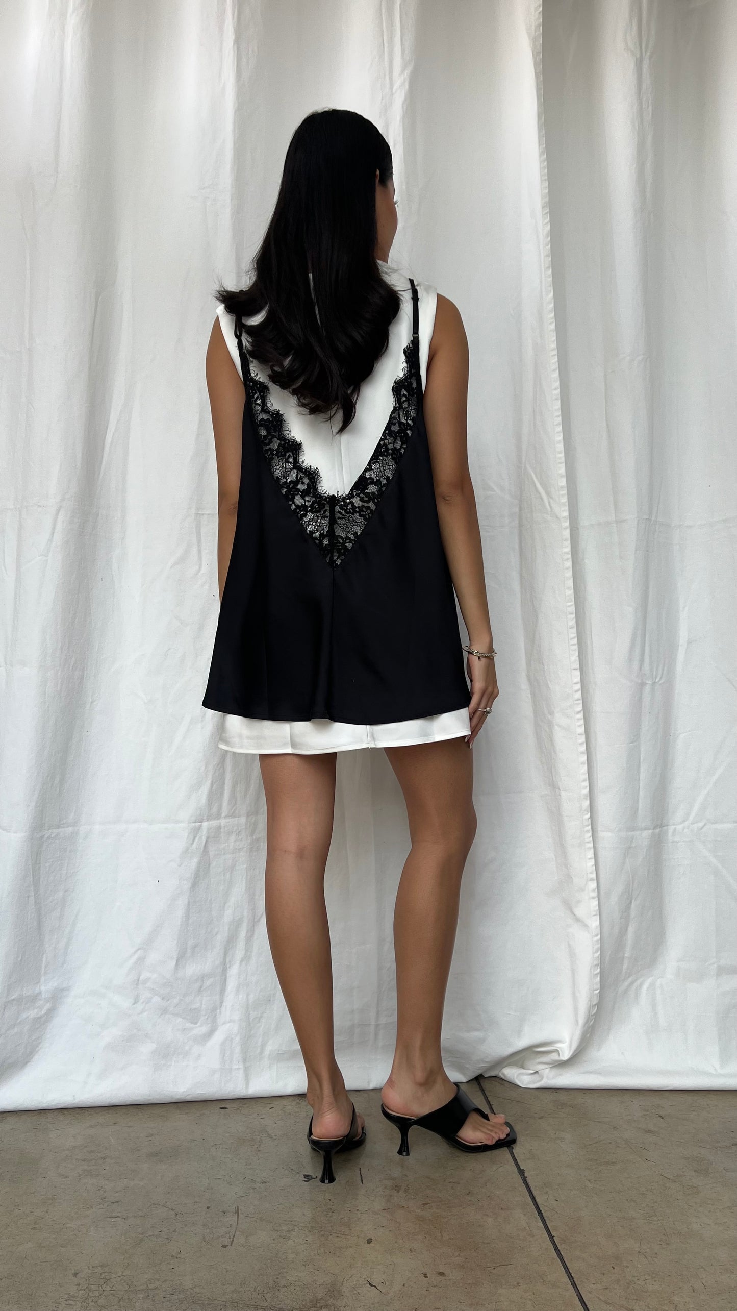 Blusa vestido negro