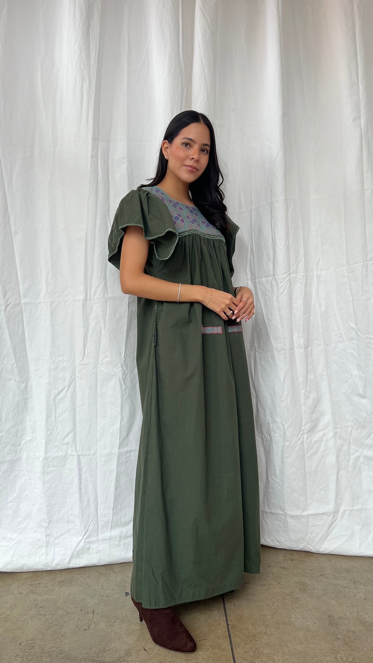 Vestido san Andrés mexicano