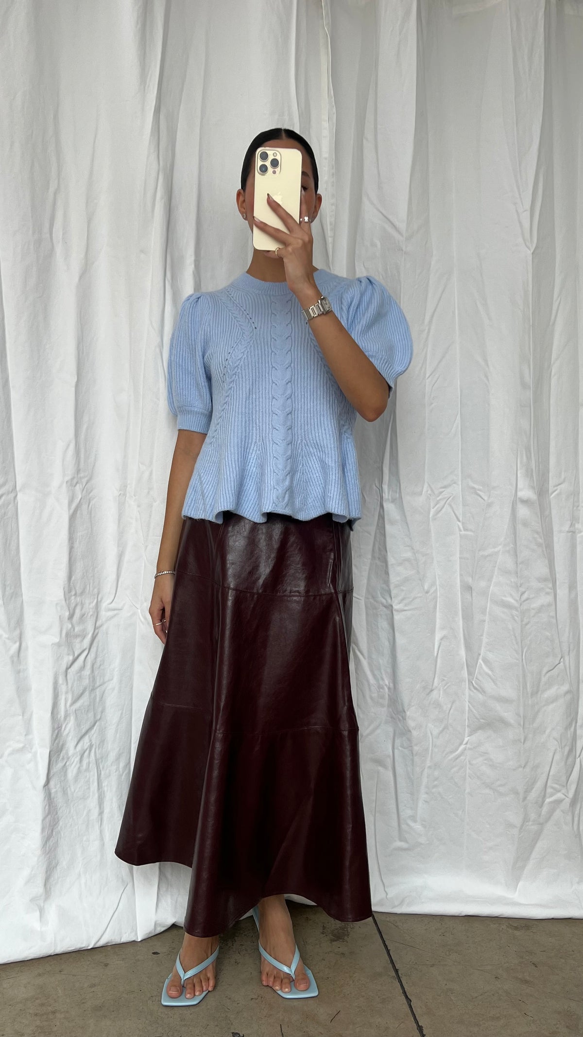 Blusa Chambray