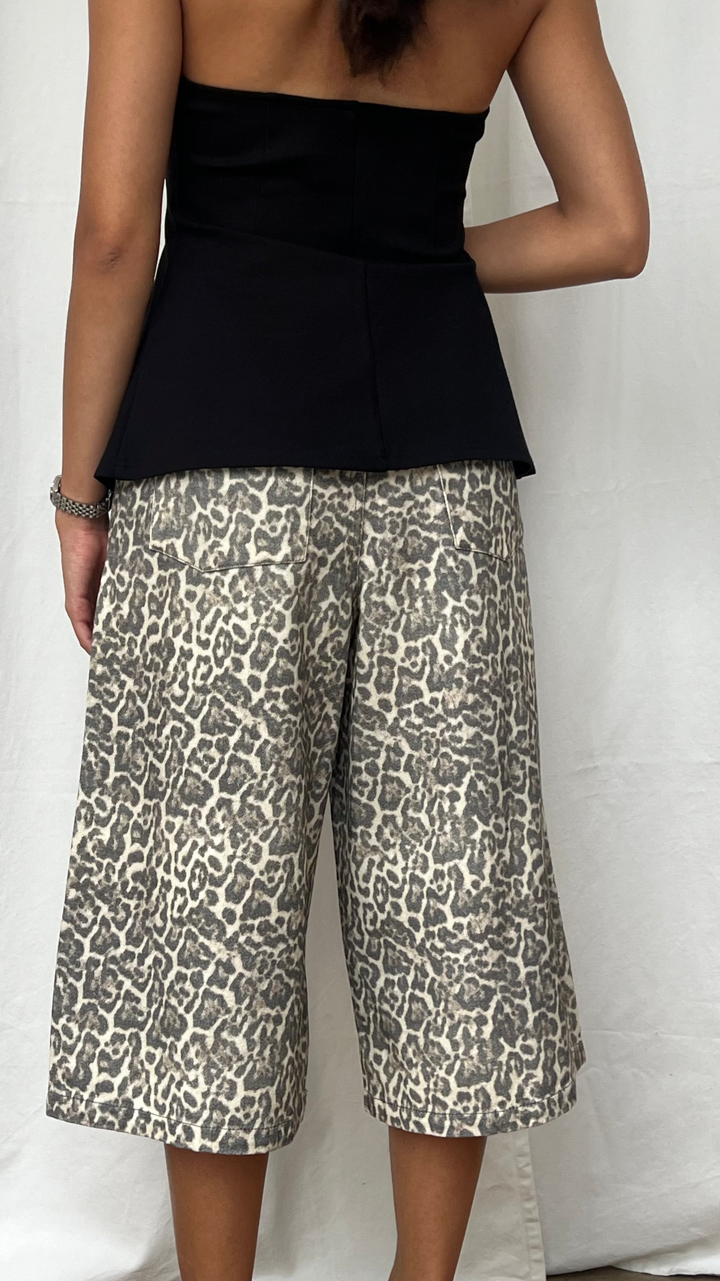 Bermudas estampado animal print