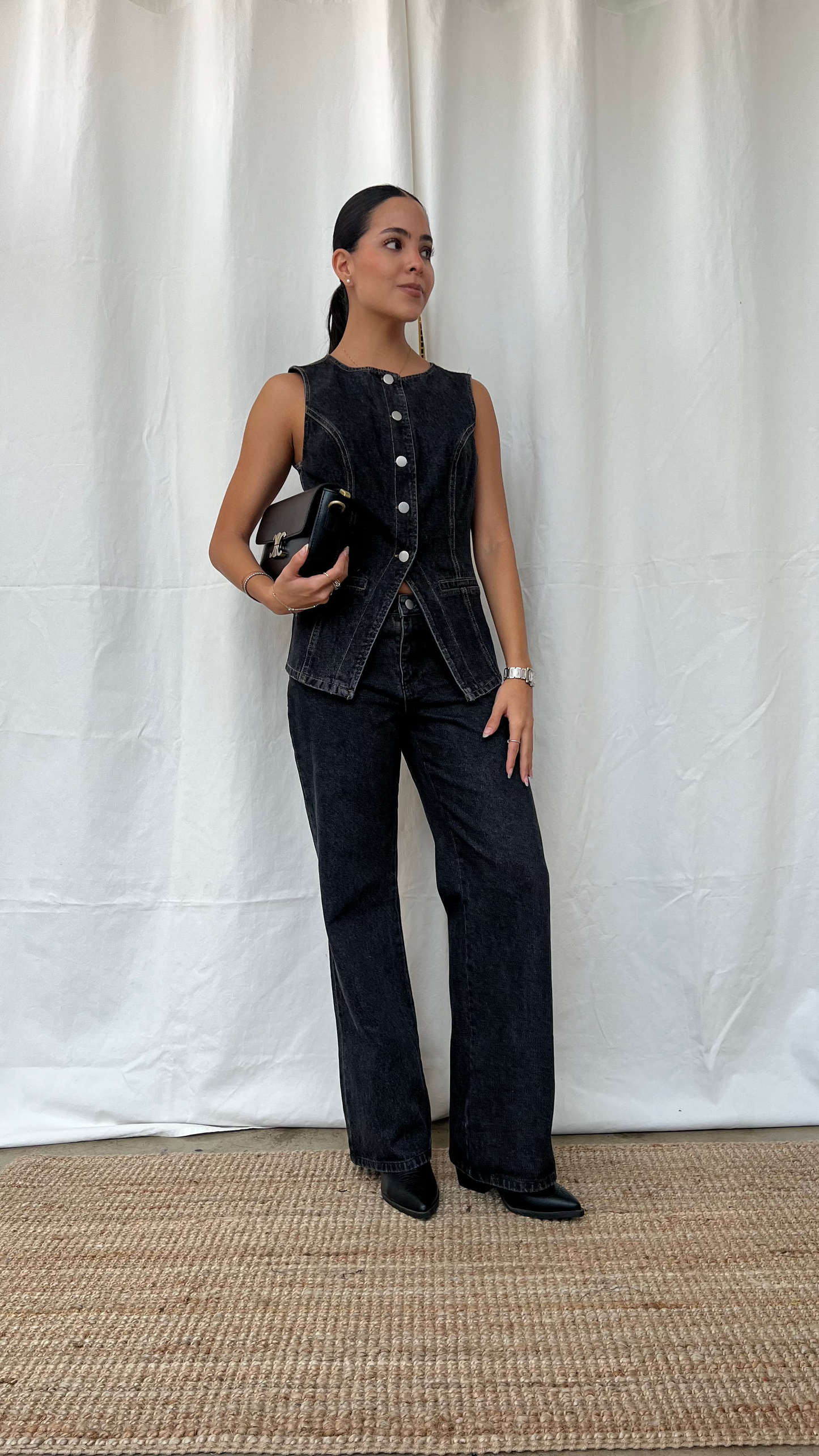 Chaleco dark denim