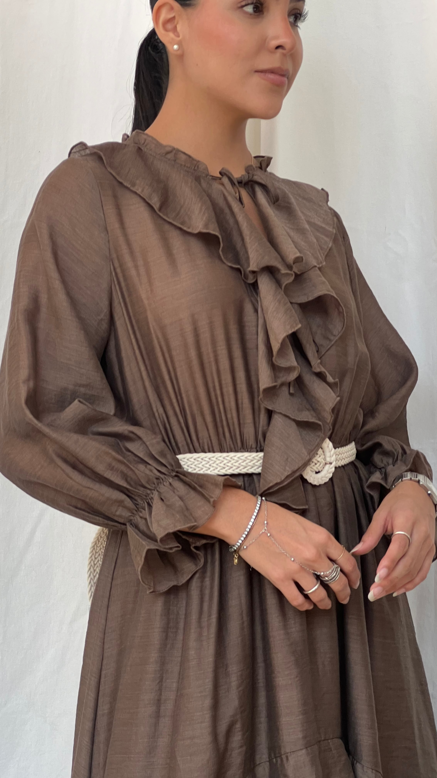 Vestido boho chocolate
