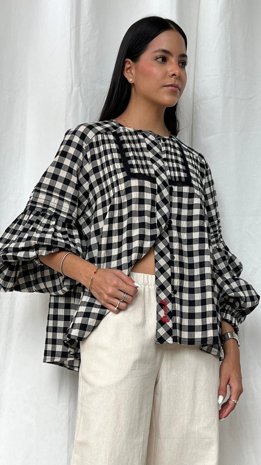 Blusa Vichy FRNCH