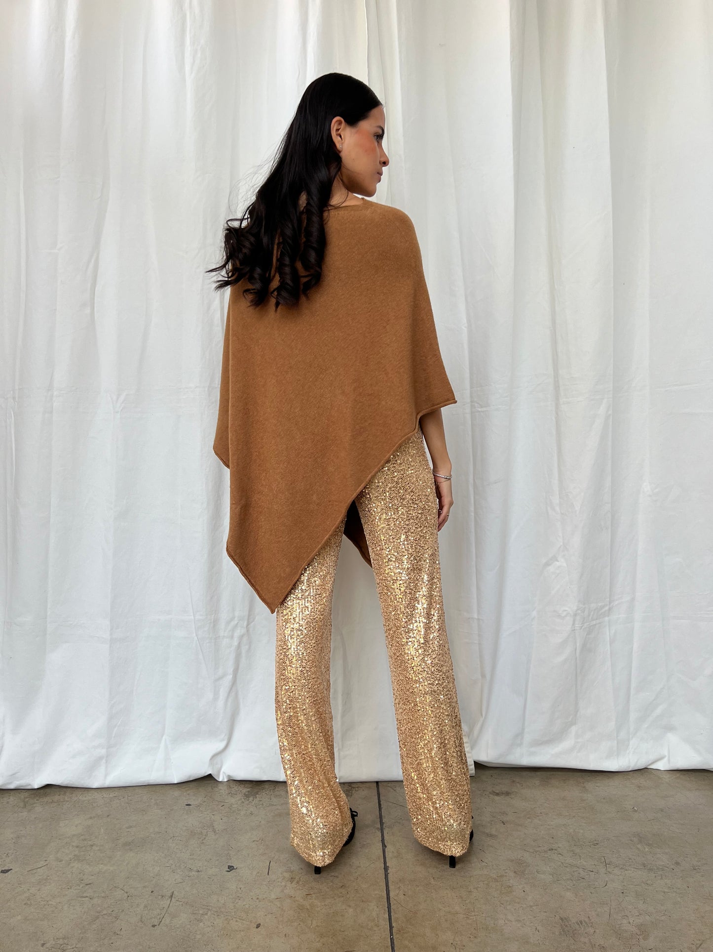 Poncho punto clásico