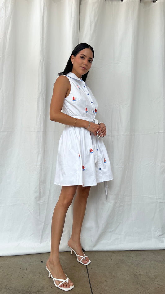 Vestido detalles barcos