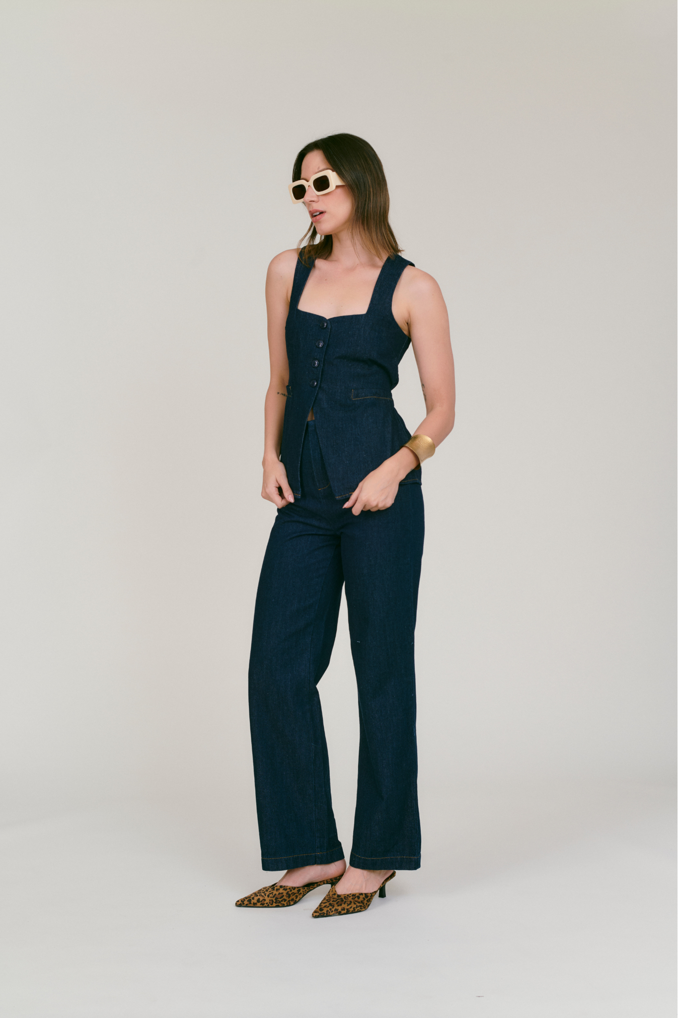 PANTALON TIRO ALTO DENIM