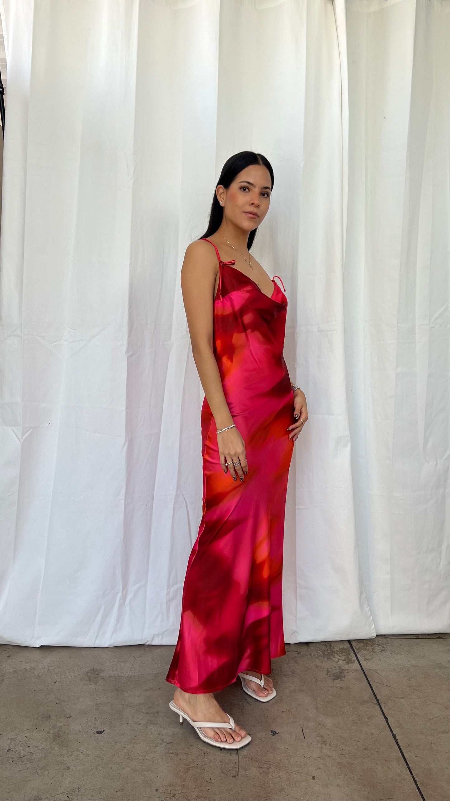 Vestido satin