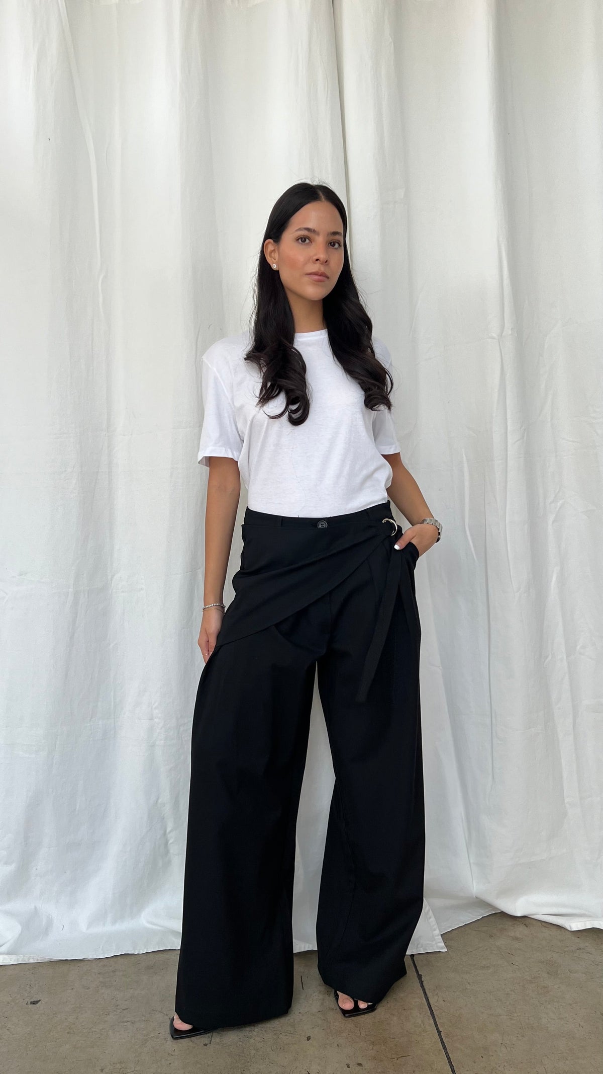 Falda pantalón negro