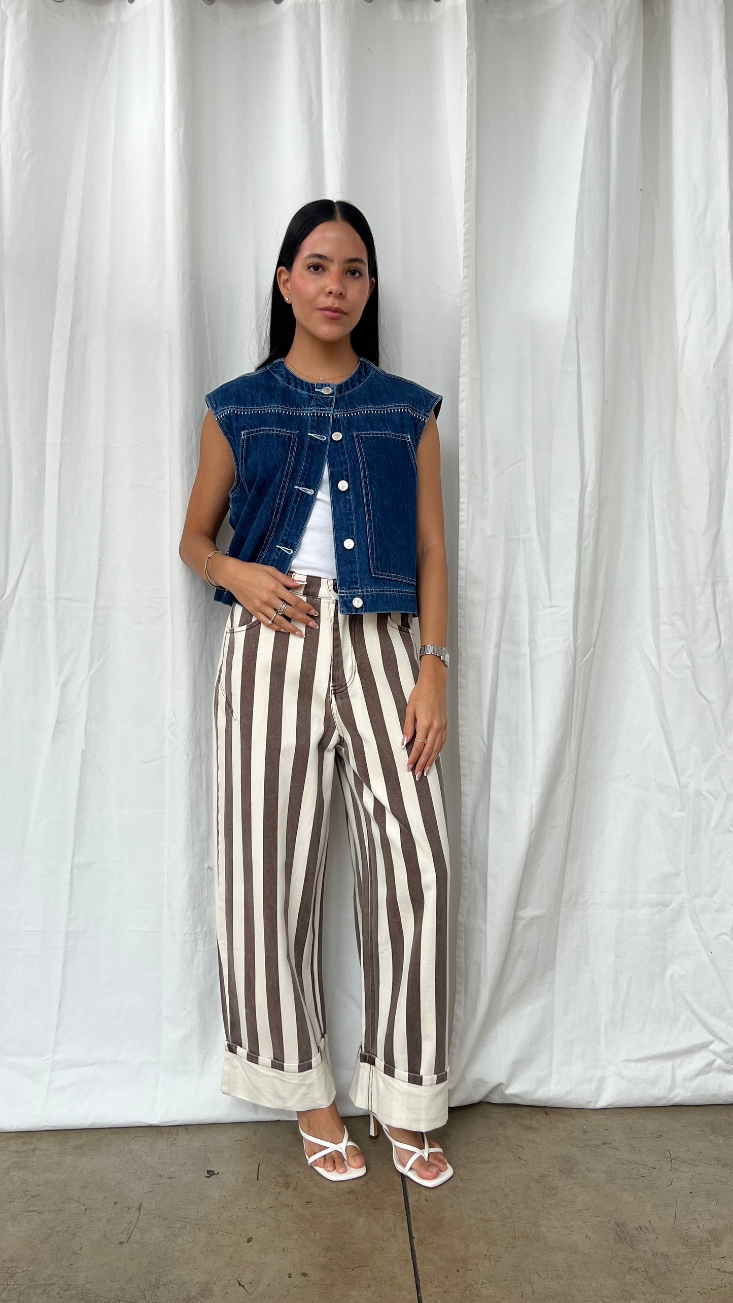 CHALECO JEANS FRNCH