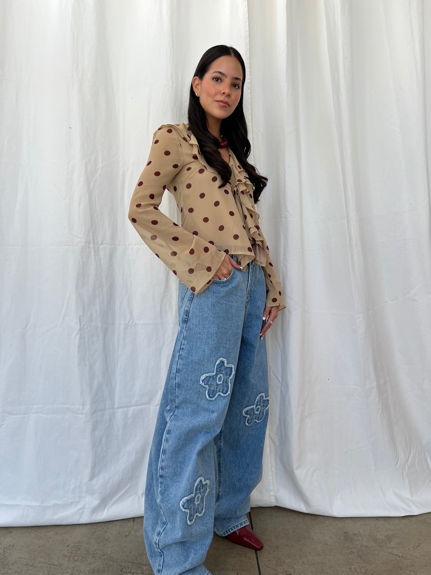 Blusa polka