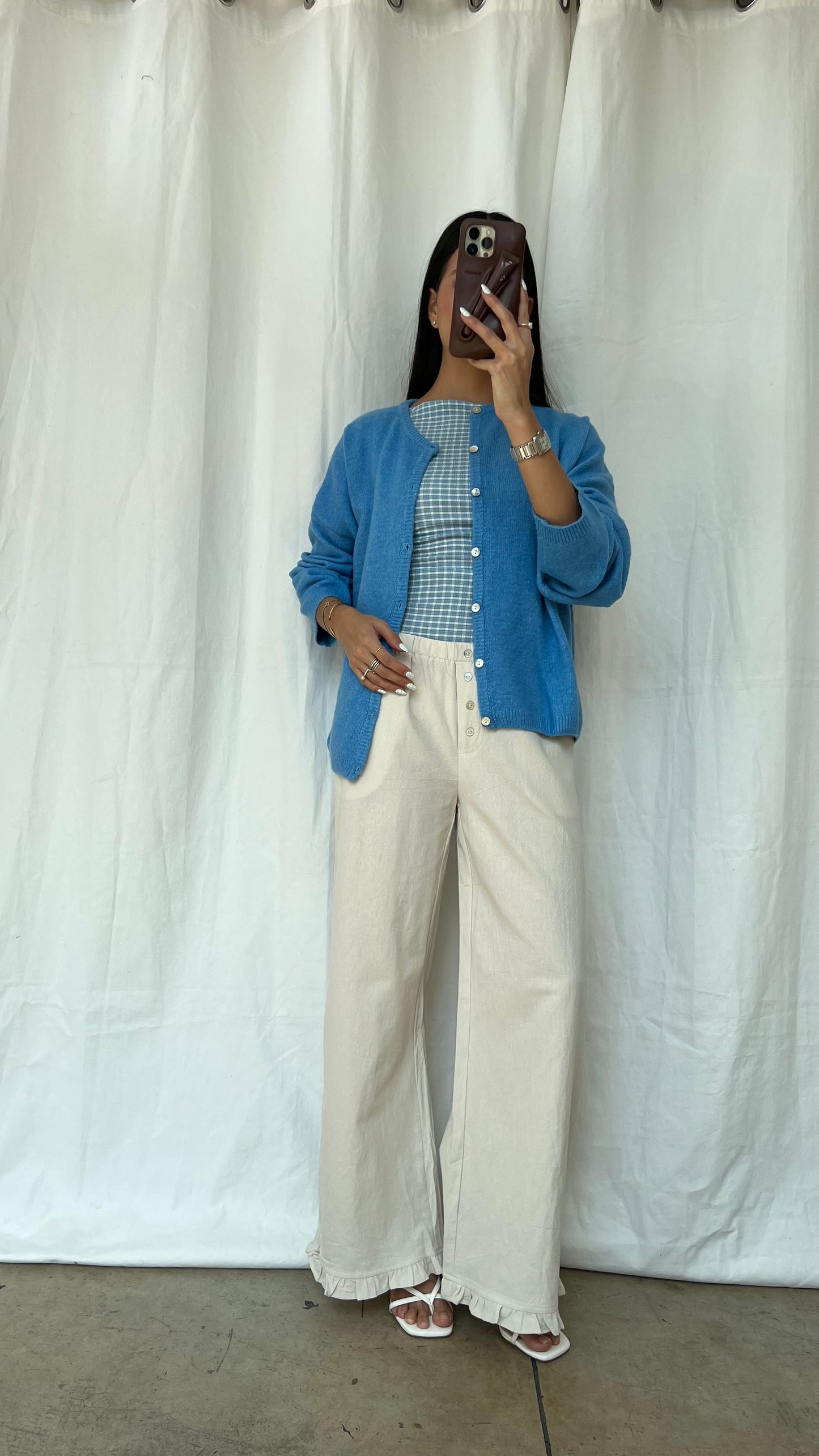 Cardigan azul