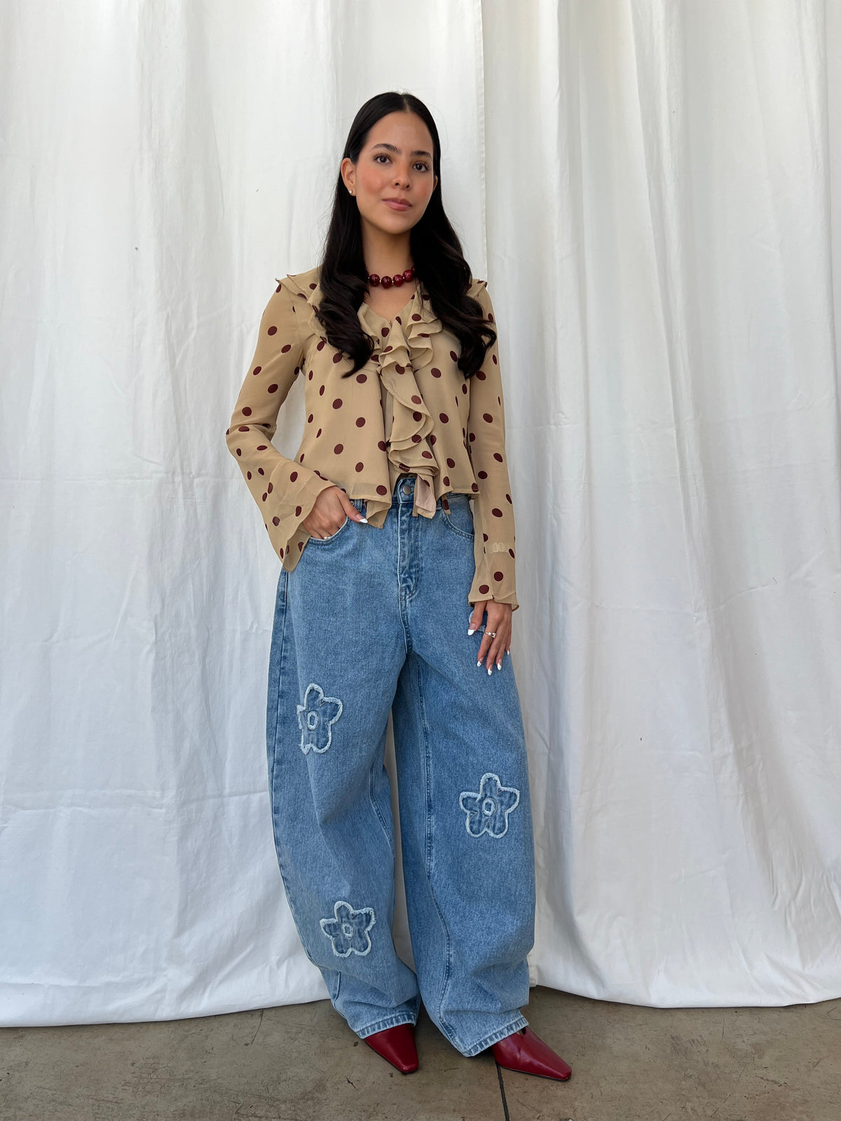 Jeans flores