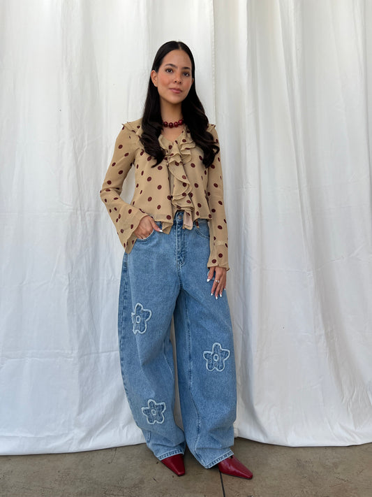 Jeans flores