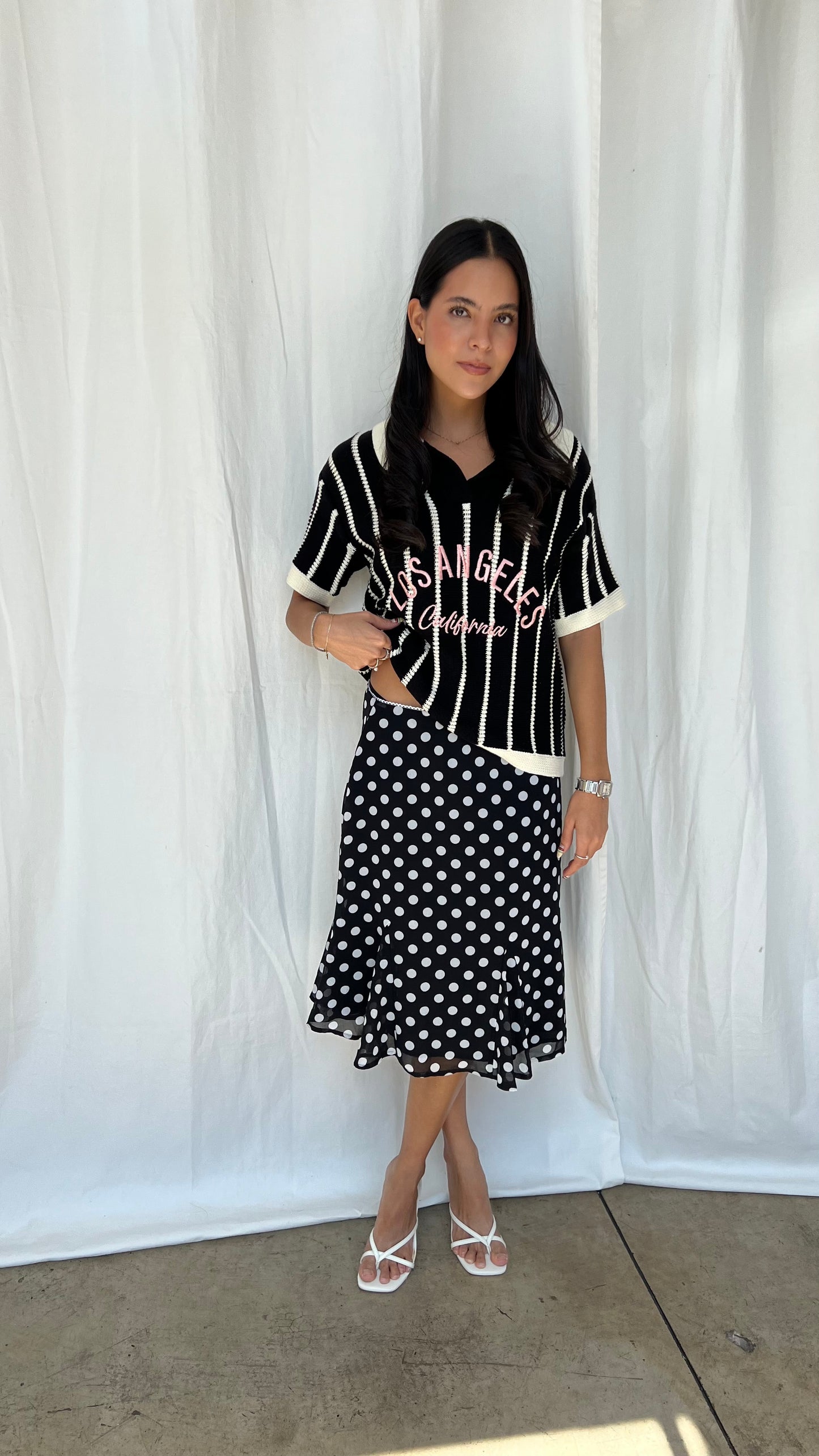 PLAYERA NEGRA LETRAS