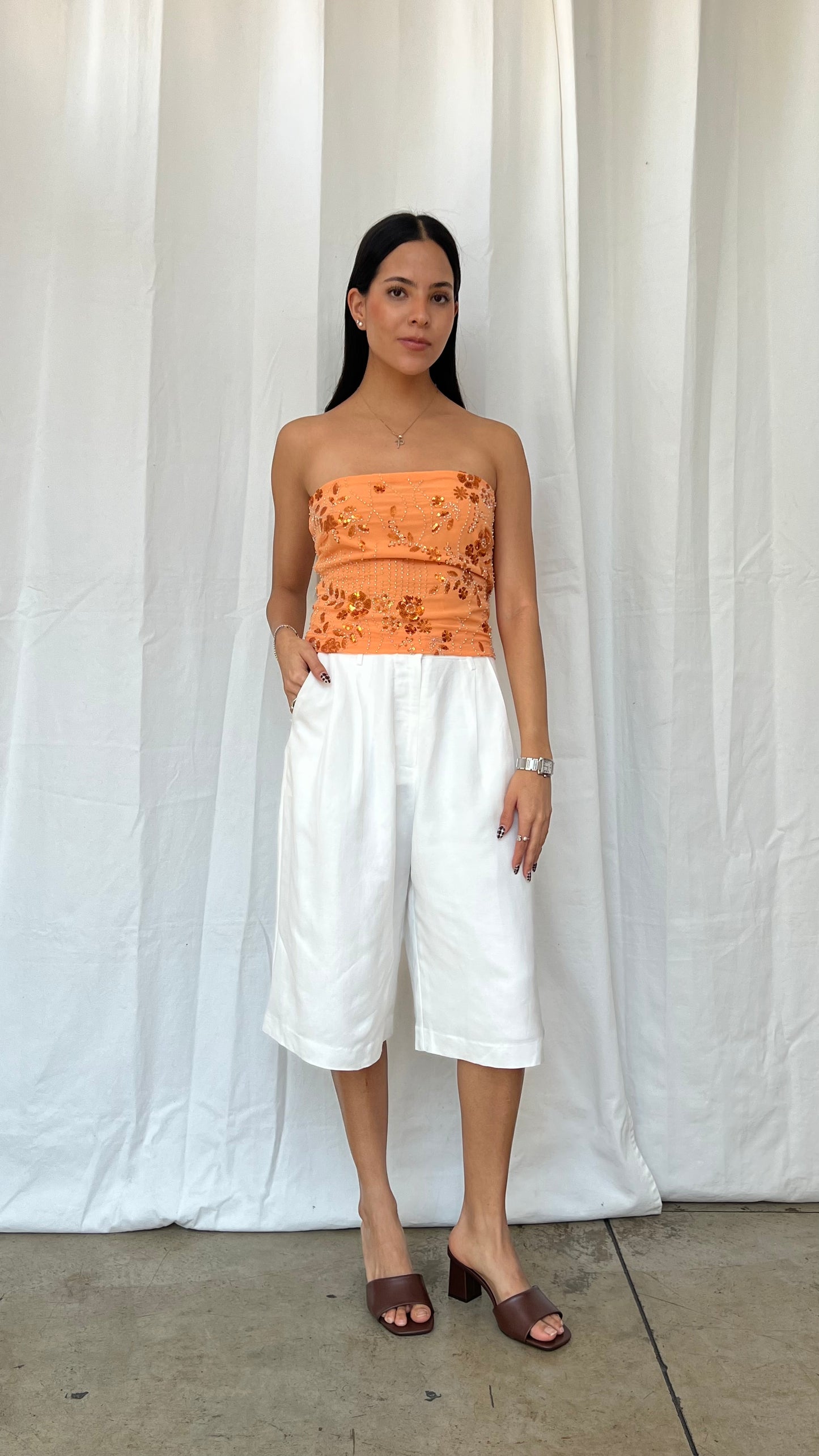 Top naranja