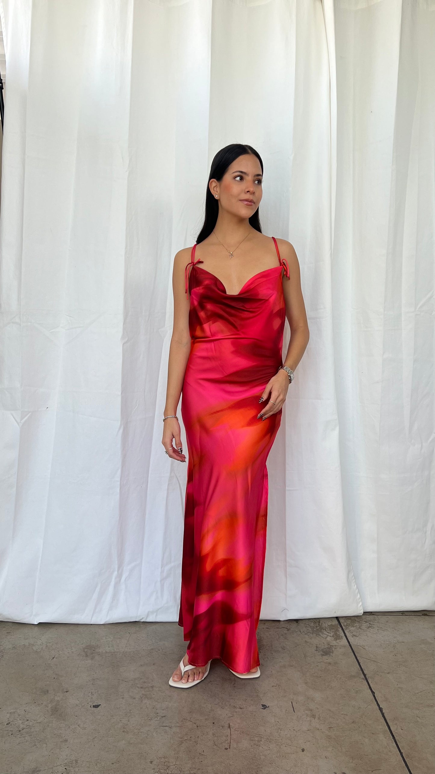 Vestido satin