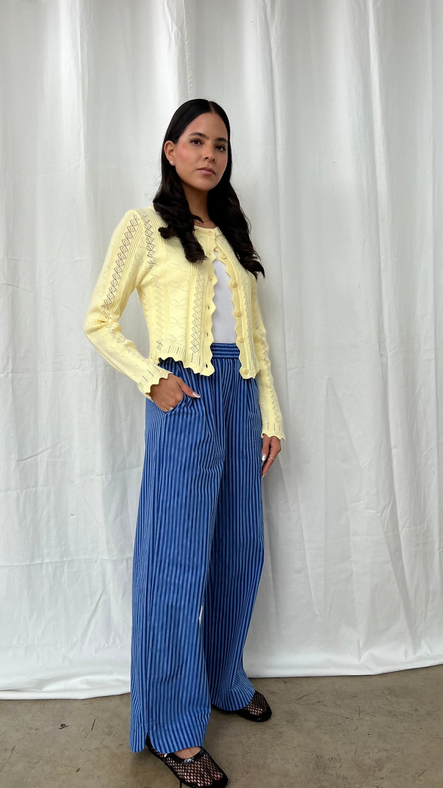 FRNCH pantalón azul
