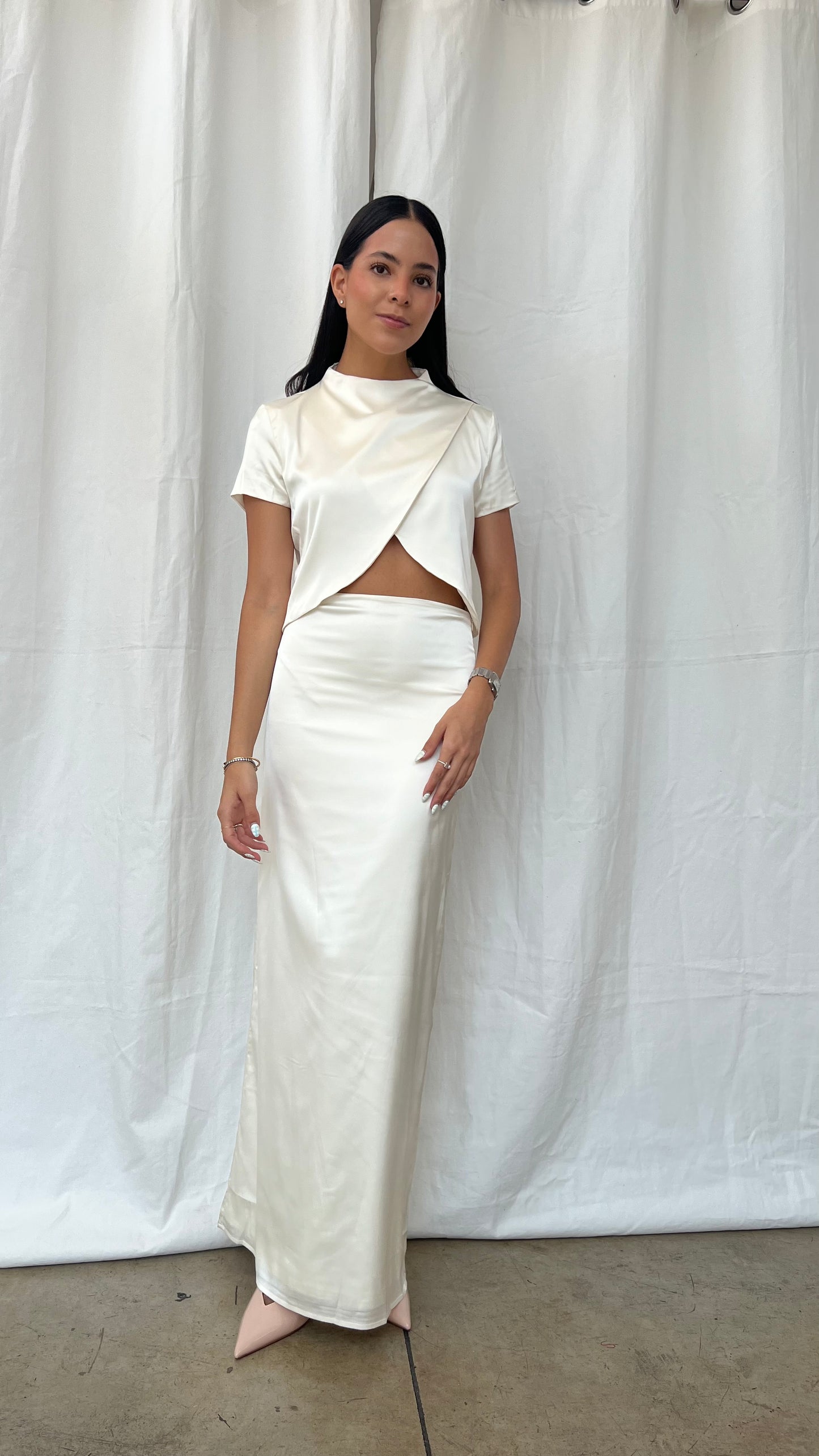 Set satin