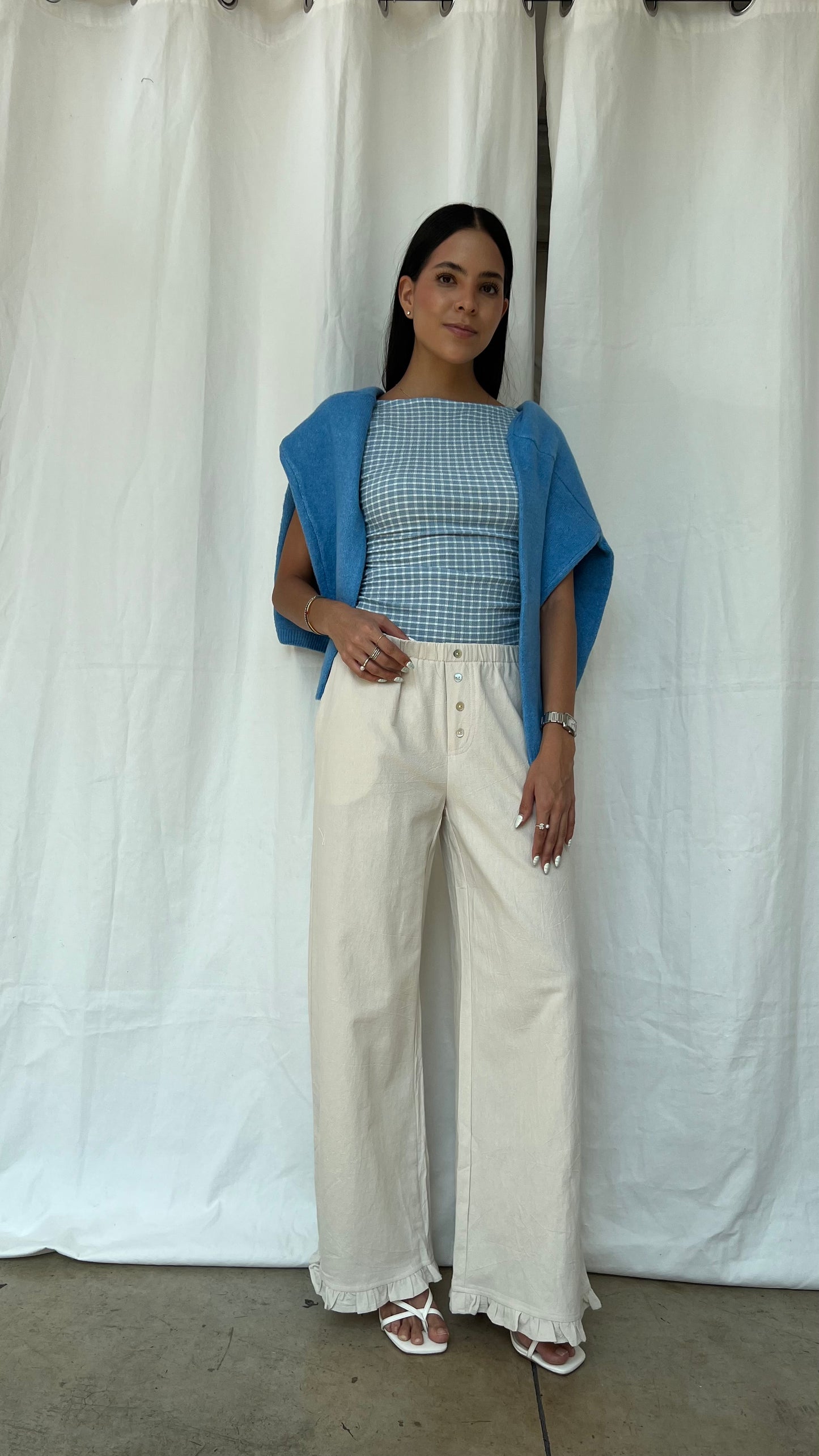 Cardigan azul