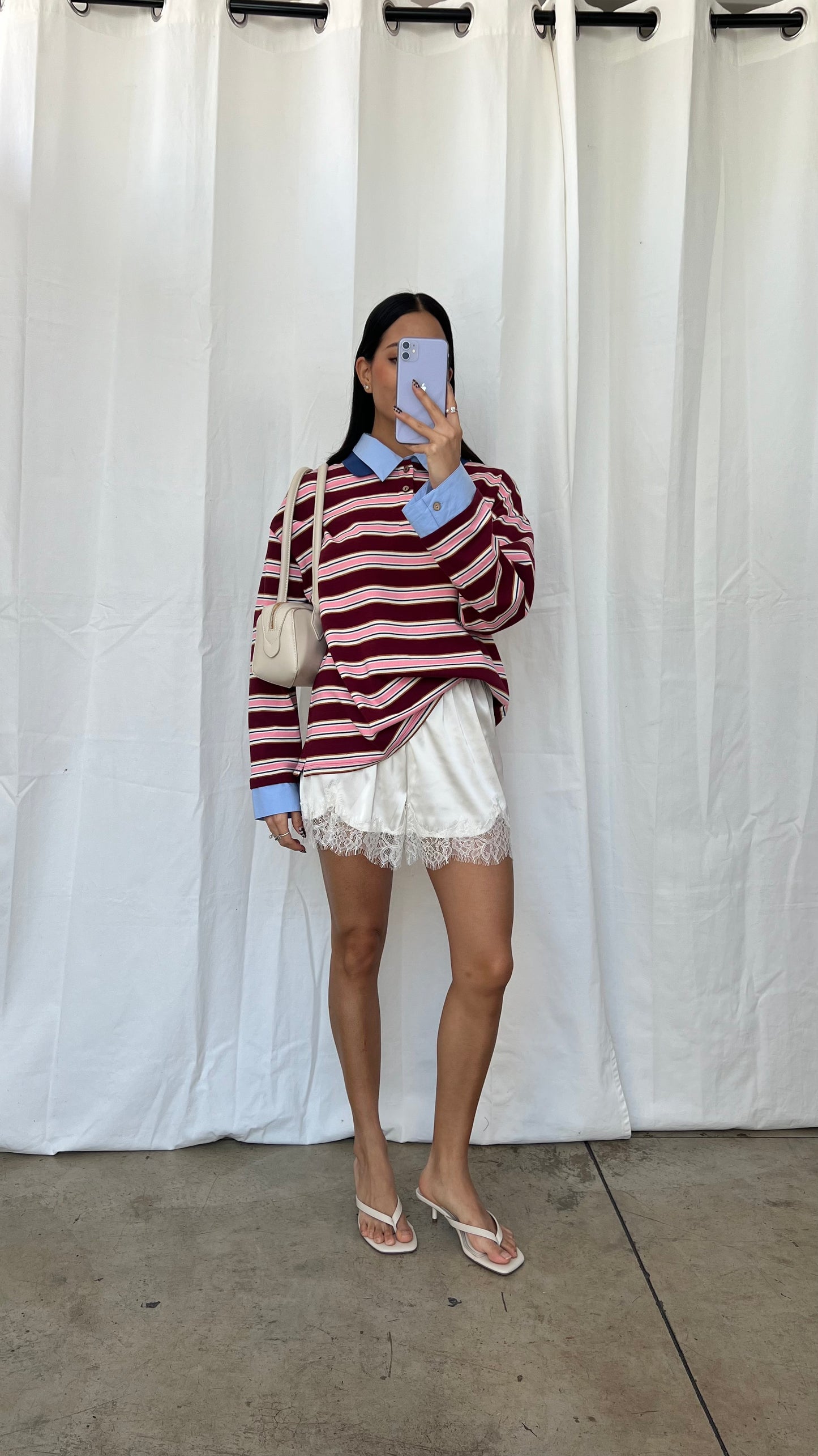 Short con encaje