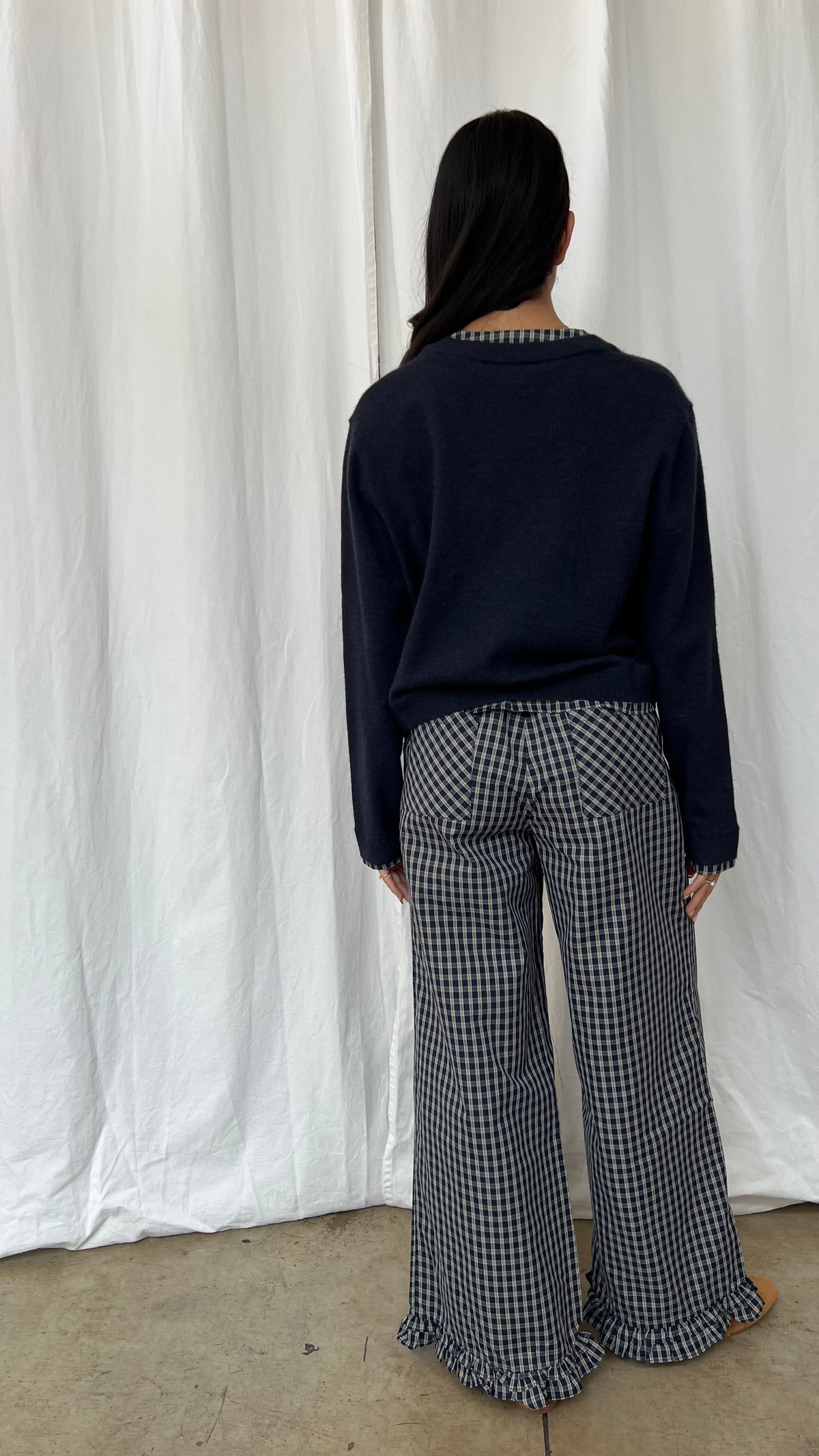 Set cuadros azul
