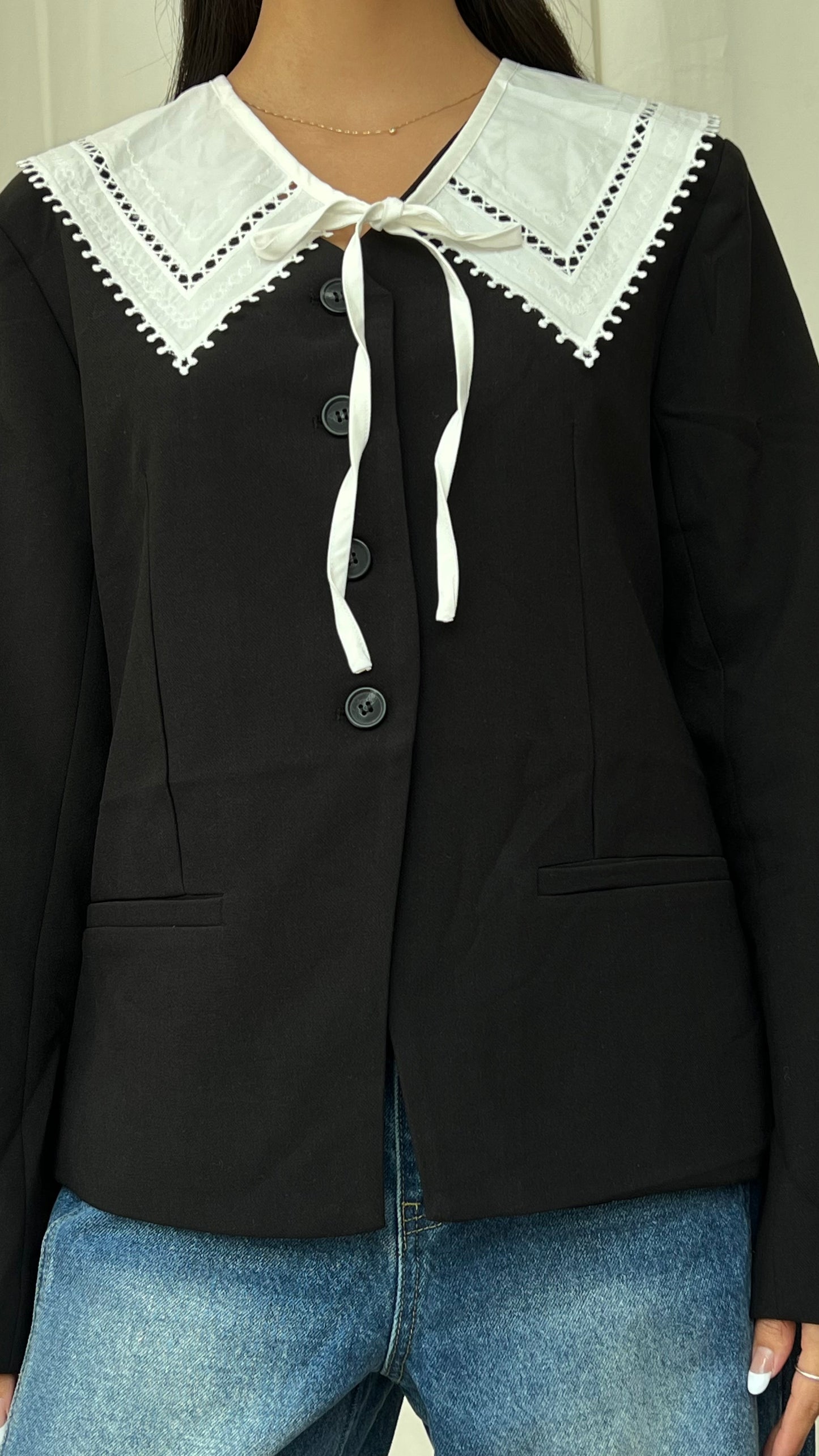 Blazer con cuello