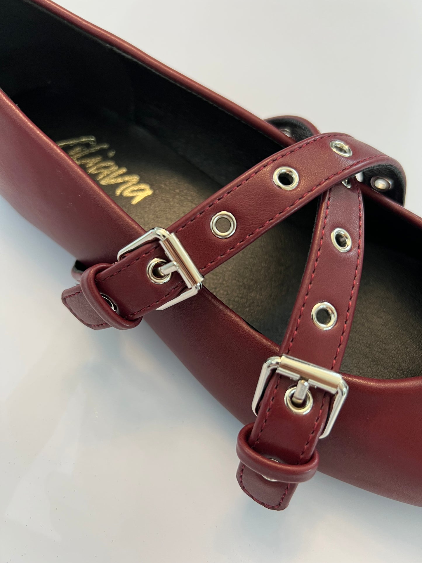 Flats Burgandy