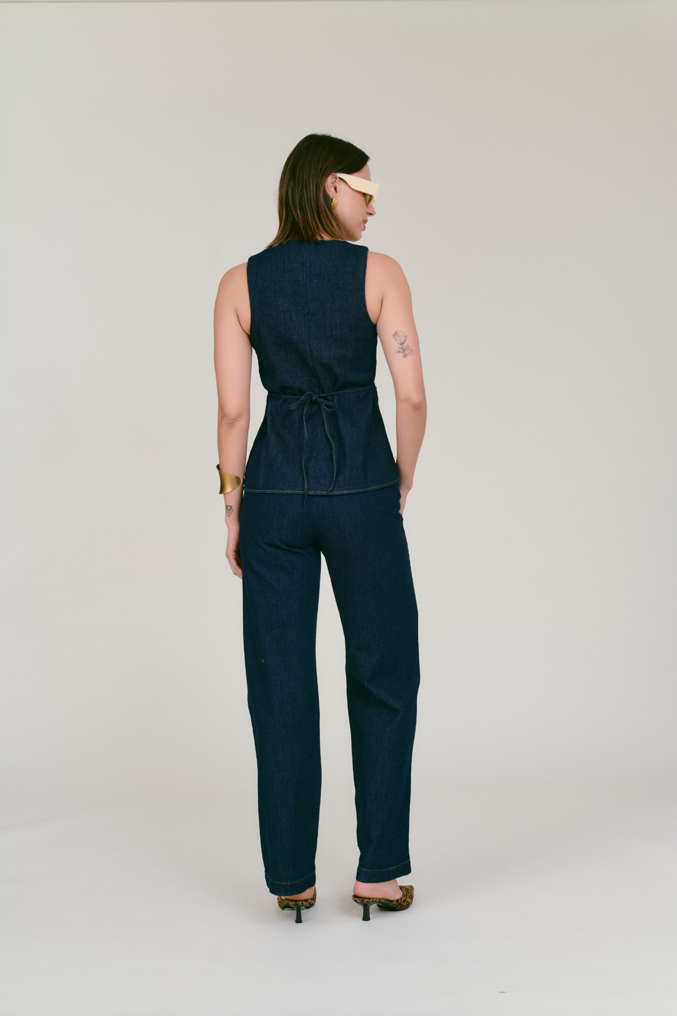 PANTALON TIRO ALTO DENIM