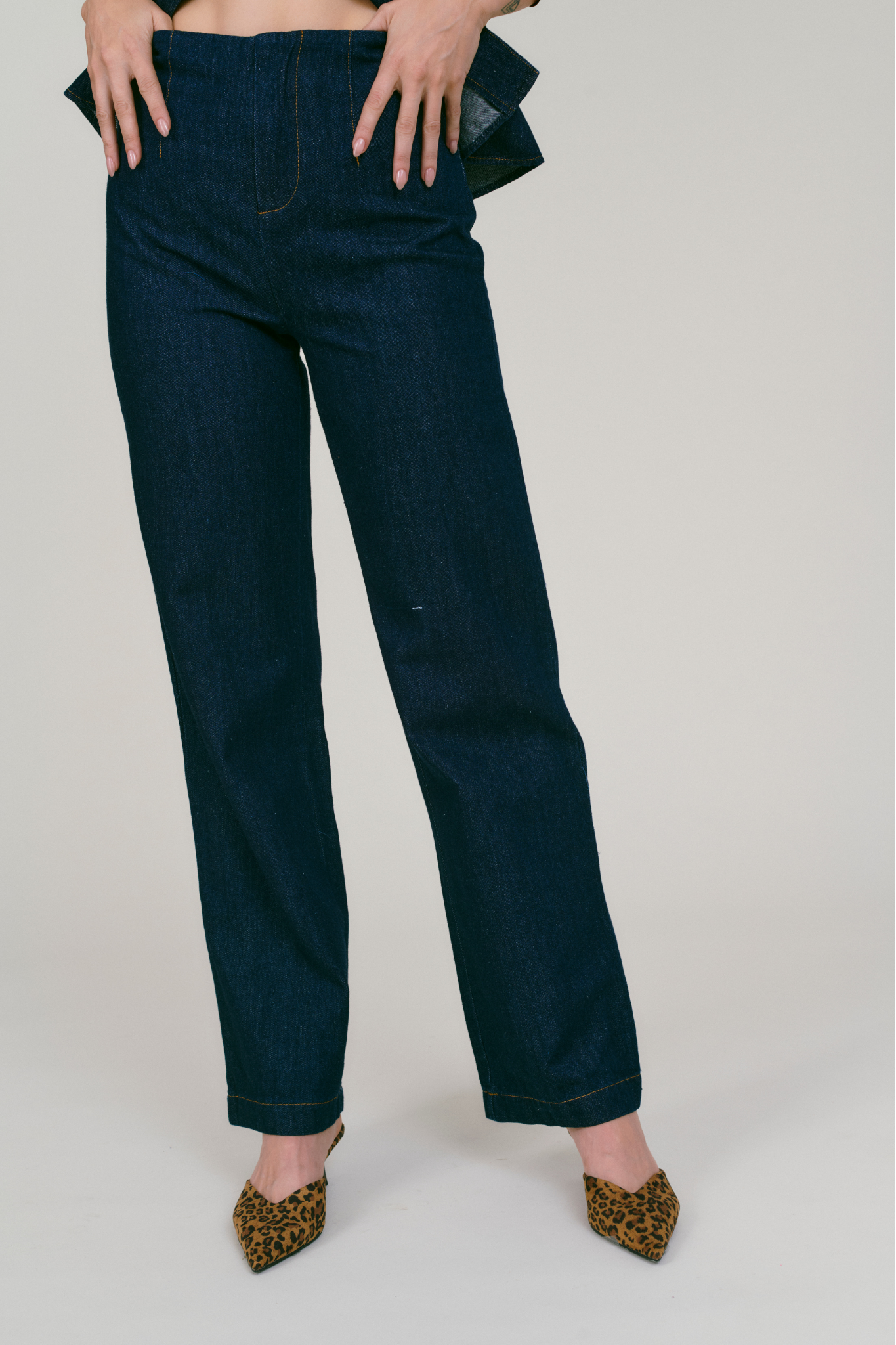 PANTALON TIRO ALTO DENIM