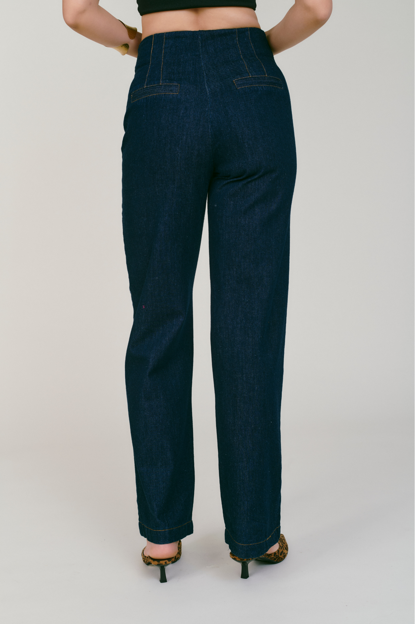 PANTALON TIRO ALTO DENIM