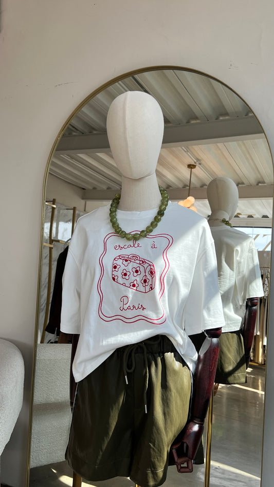 FRNCH BLUSA Y collar