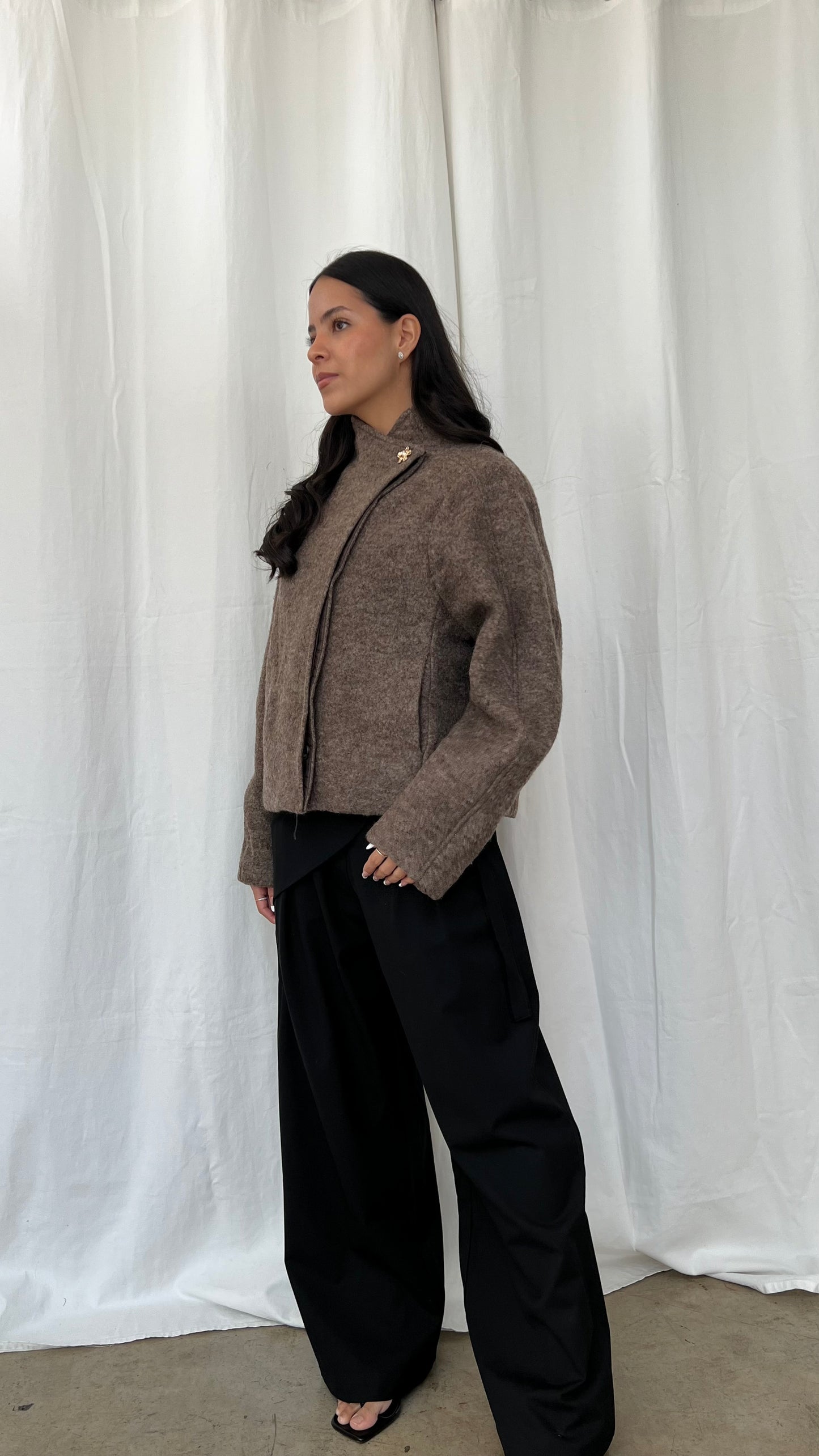 Chaqueta café