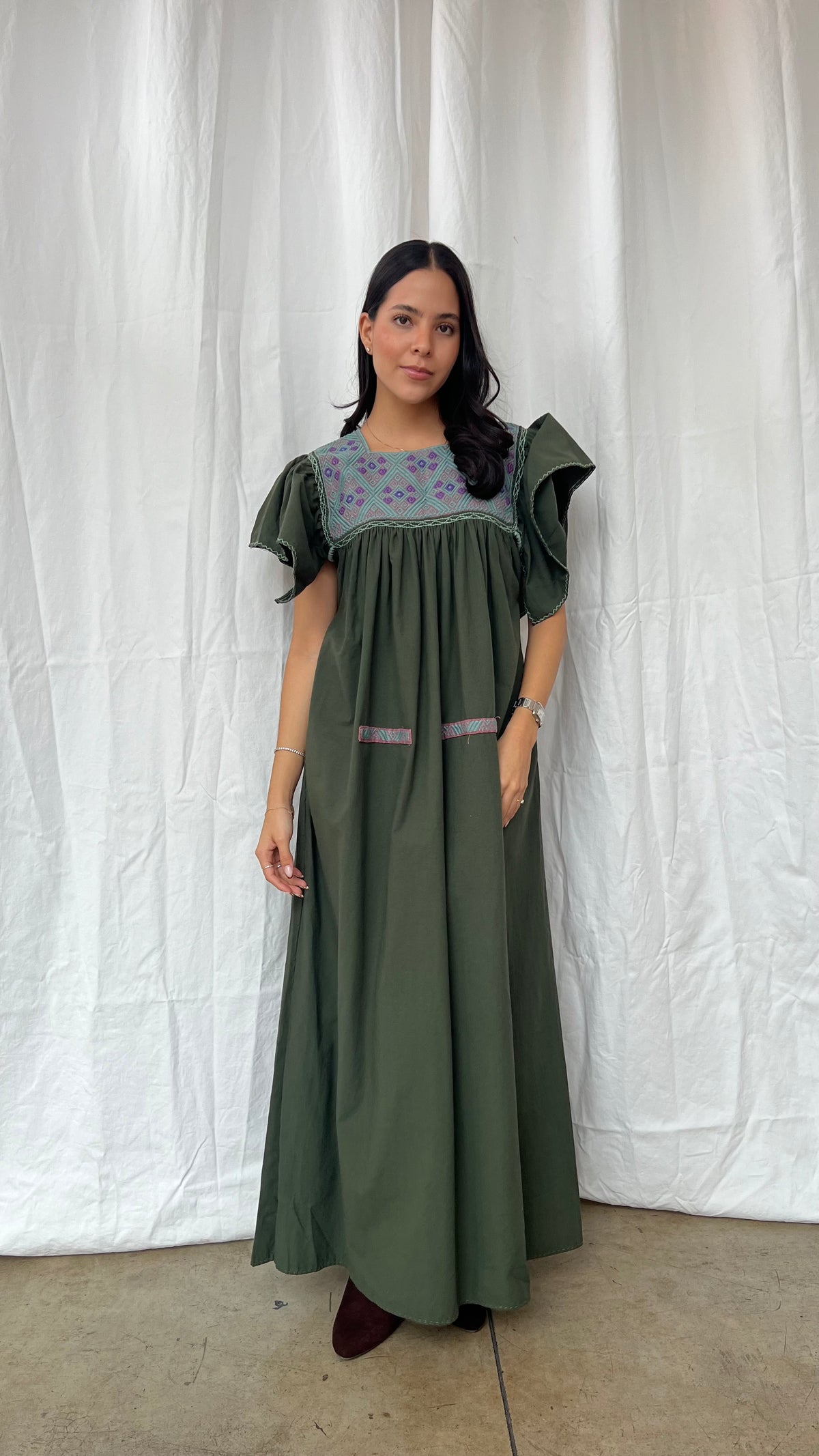 Vestido san Andrés mexicano