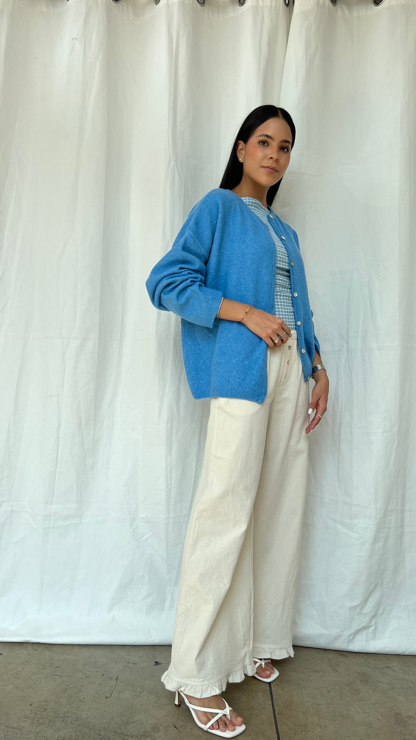 Cardigan azul