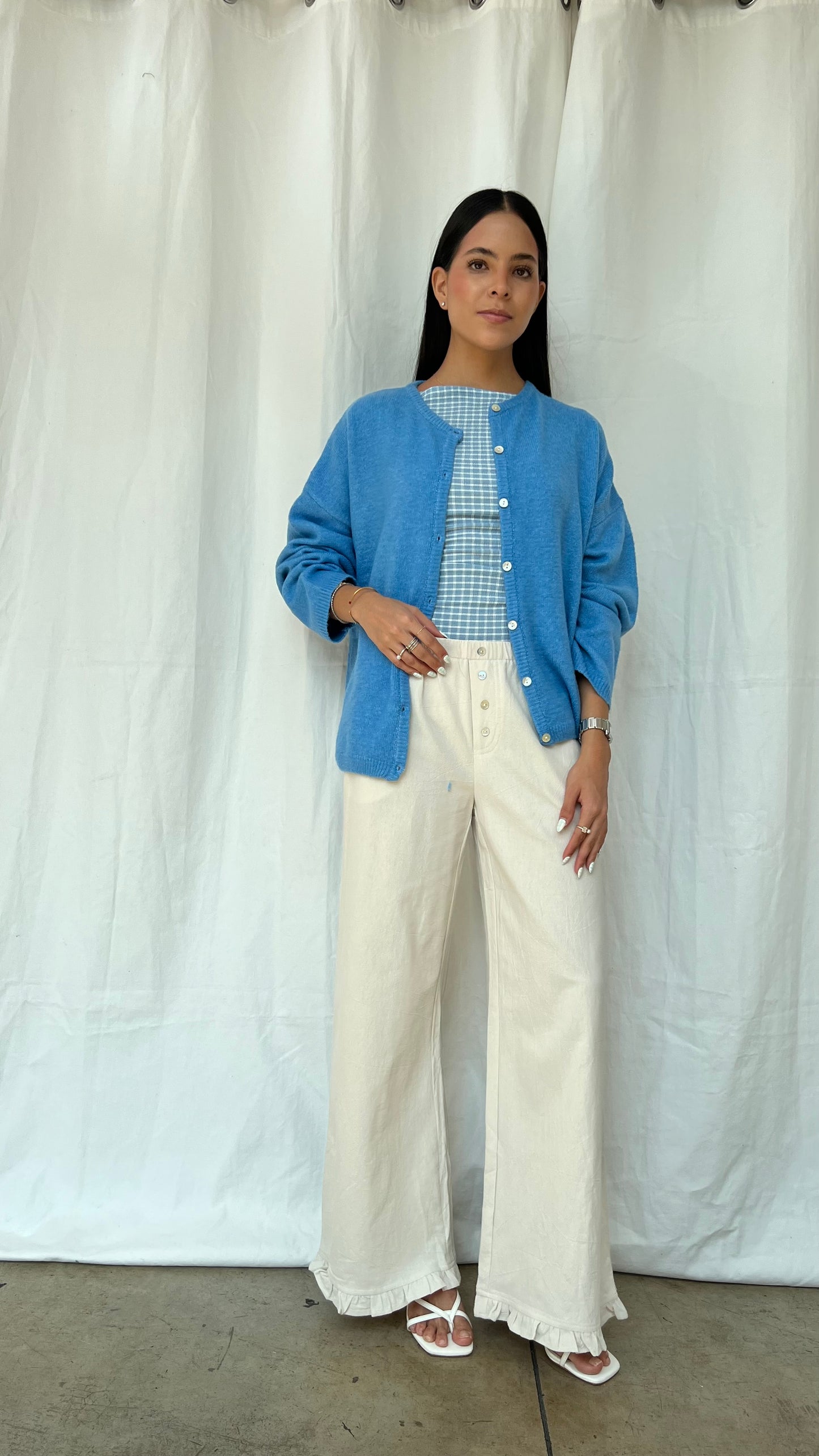 Cardigan azul