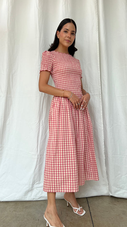 Vestido gingham Sofie