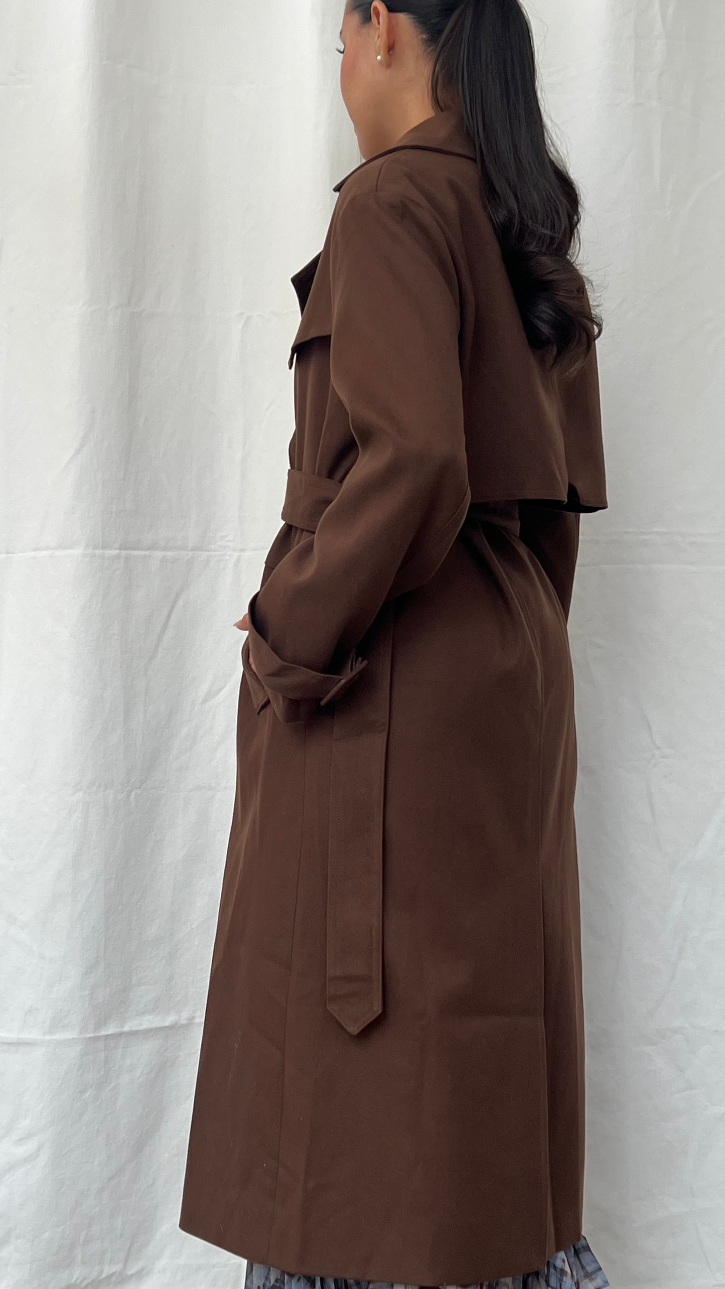Trench coats midi café