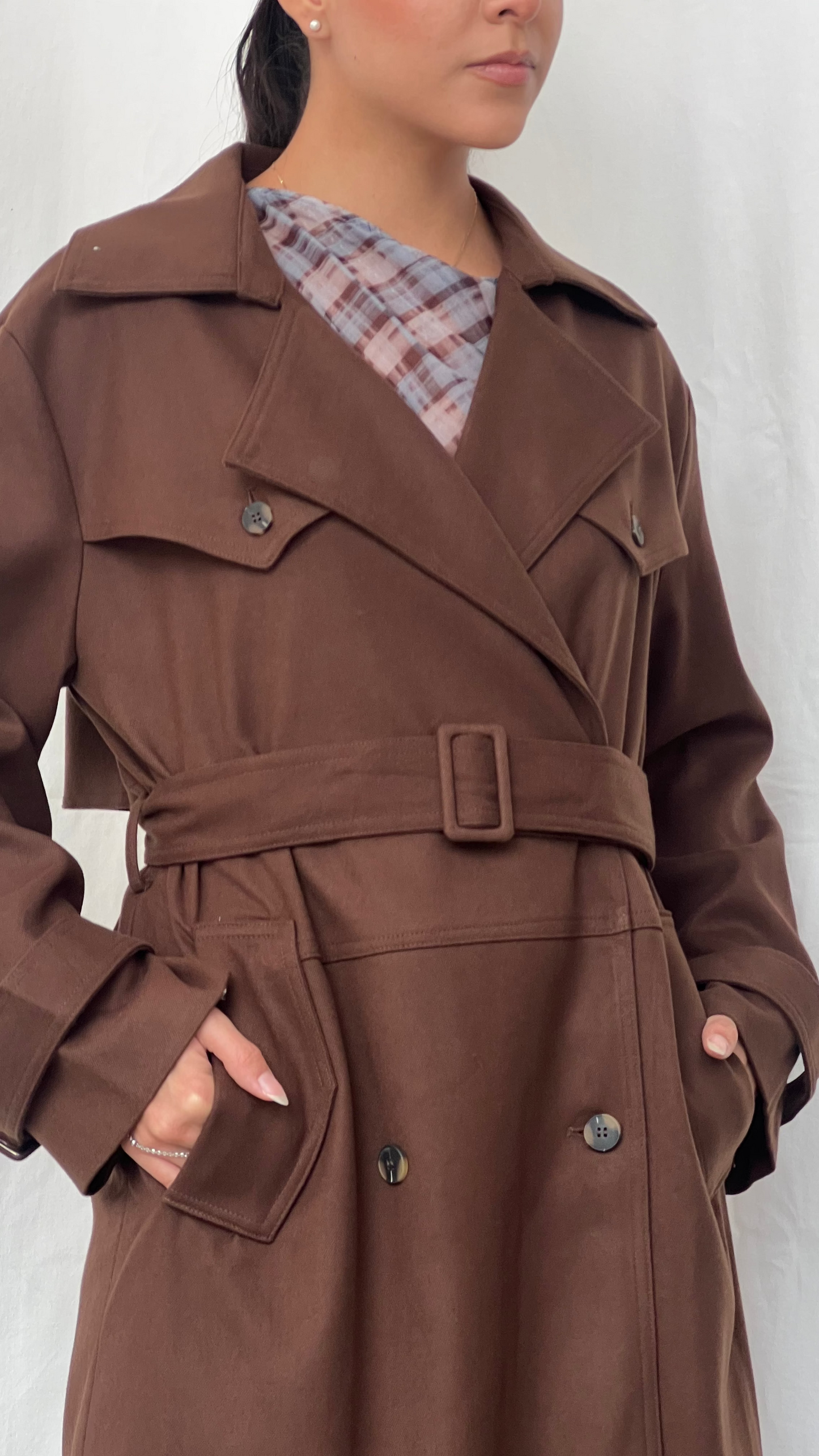 Trench coats midi café