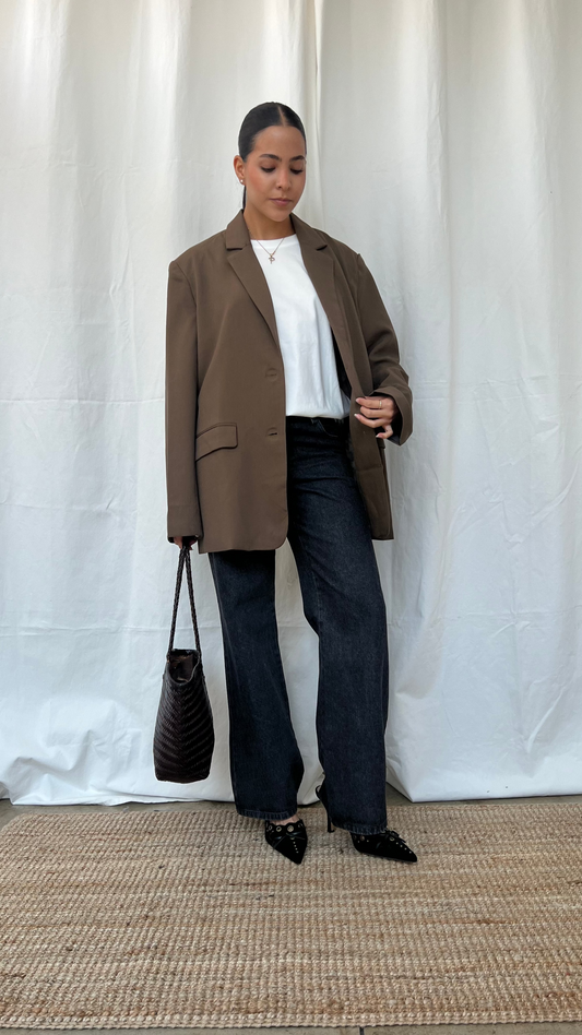 Blazer oversize green