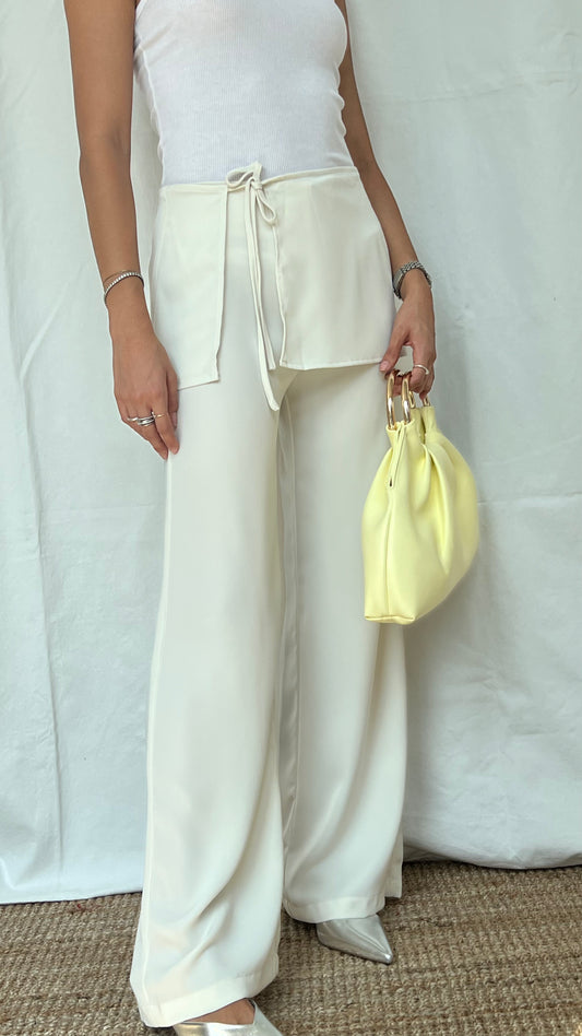Pantalón Recto Ivory