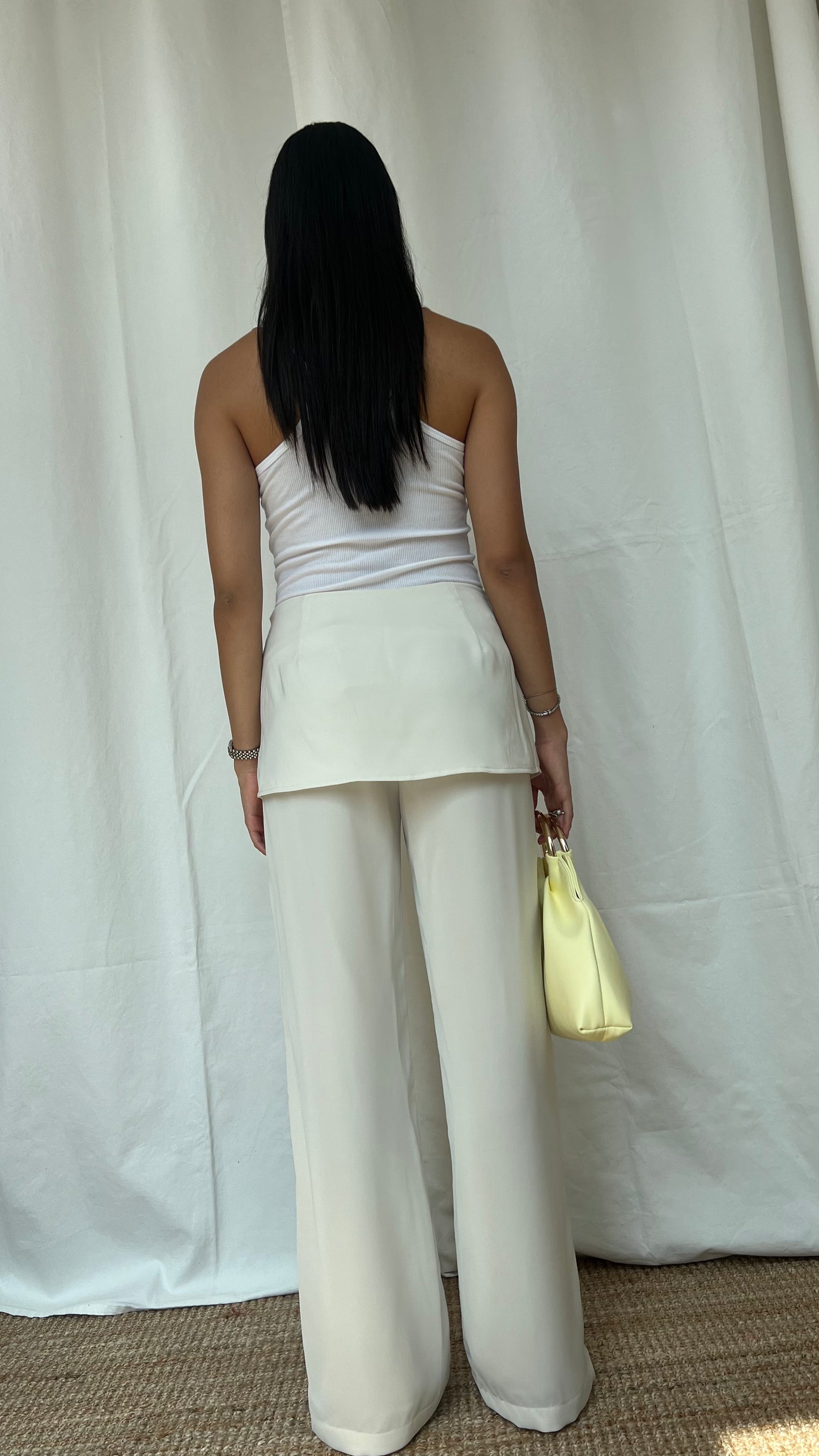 Pantalón Recto Ivory