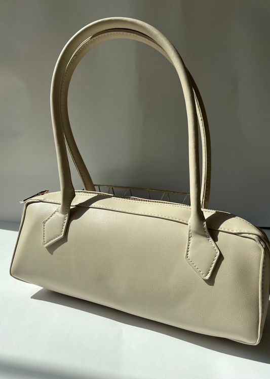 Bolsa Renata Baguette Color Ivory