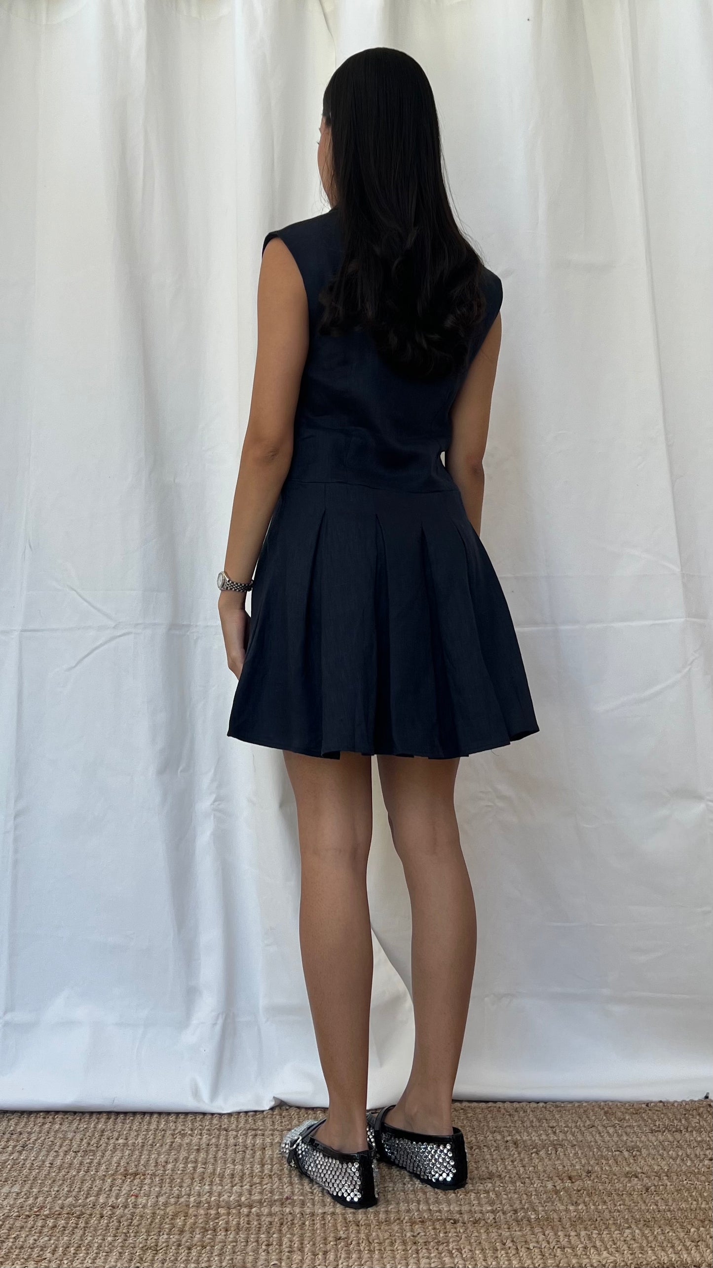 Vestido Shirt Navy