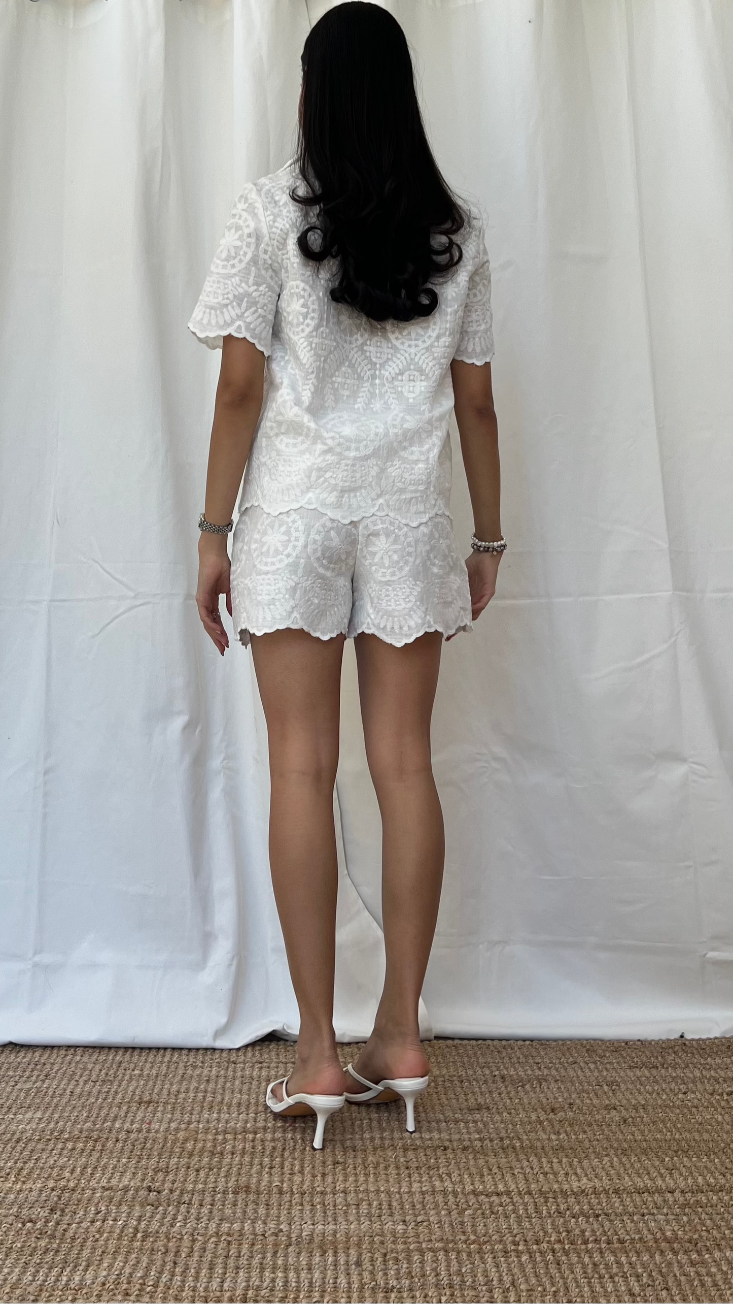 Set Blanco Bordado