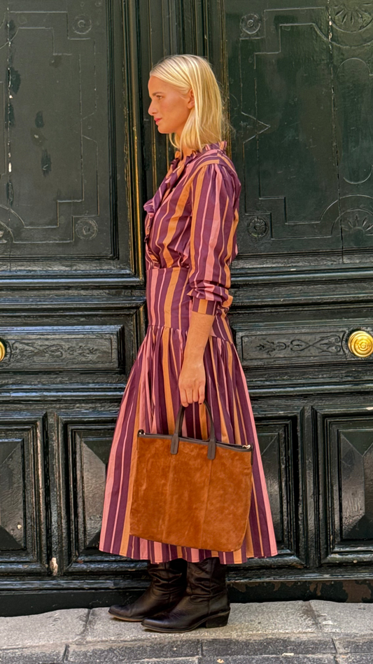 Bolsa tote Madrid piel camel