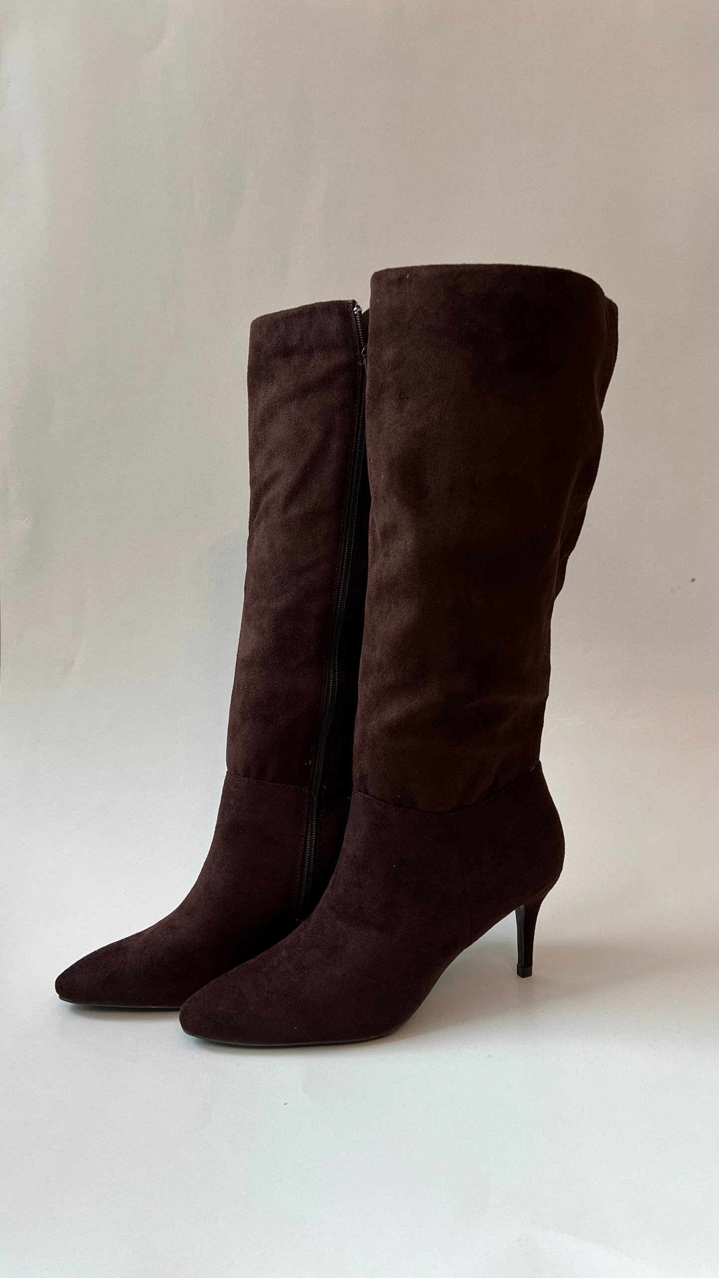 Bota tipo gamuza chocolate