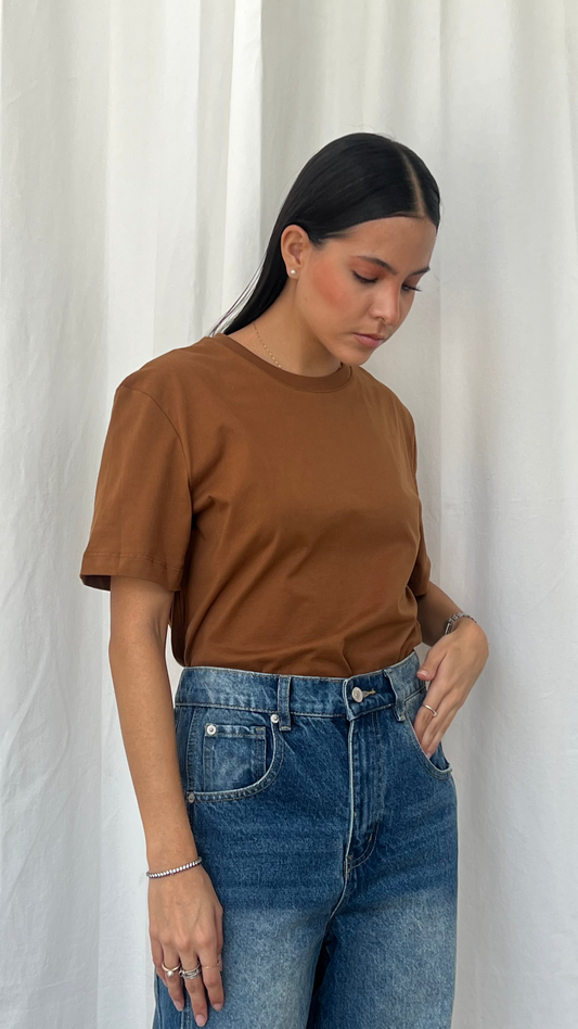 Camiseta Basica Brown