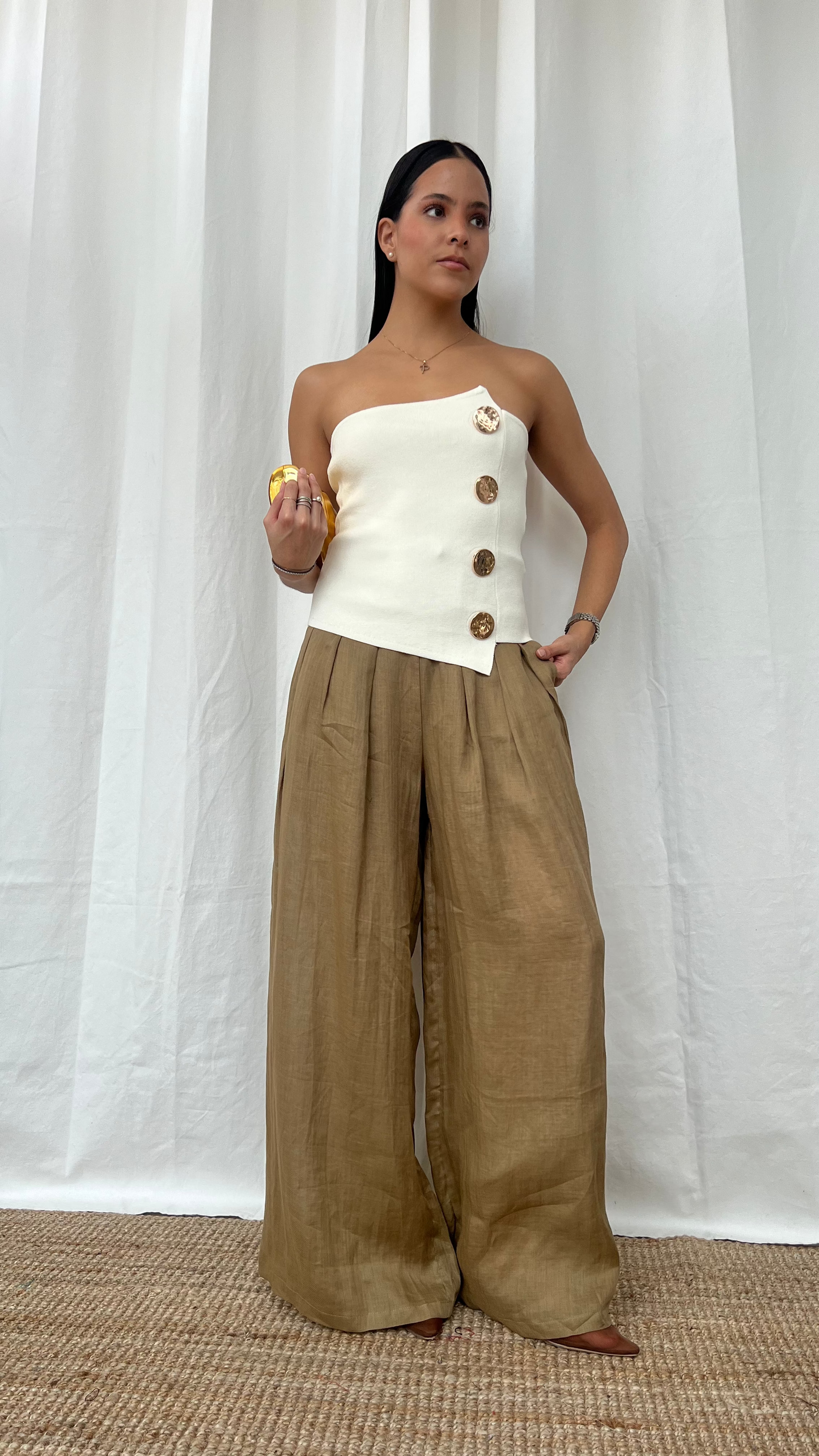Top off Shoulders Blanco